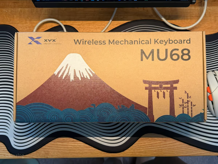 XVX MU68 FujiWaveレビュー｜鶴！城！富士山！和全開デザインとクセのない打鍵感で雰囲気あるデスクに最適なキーボード