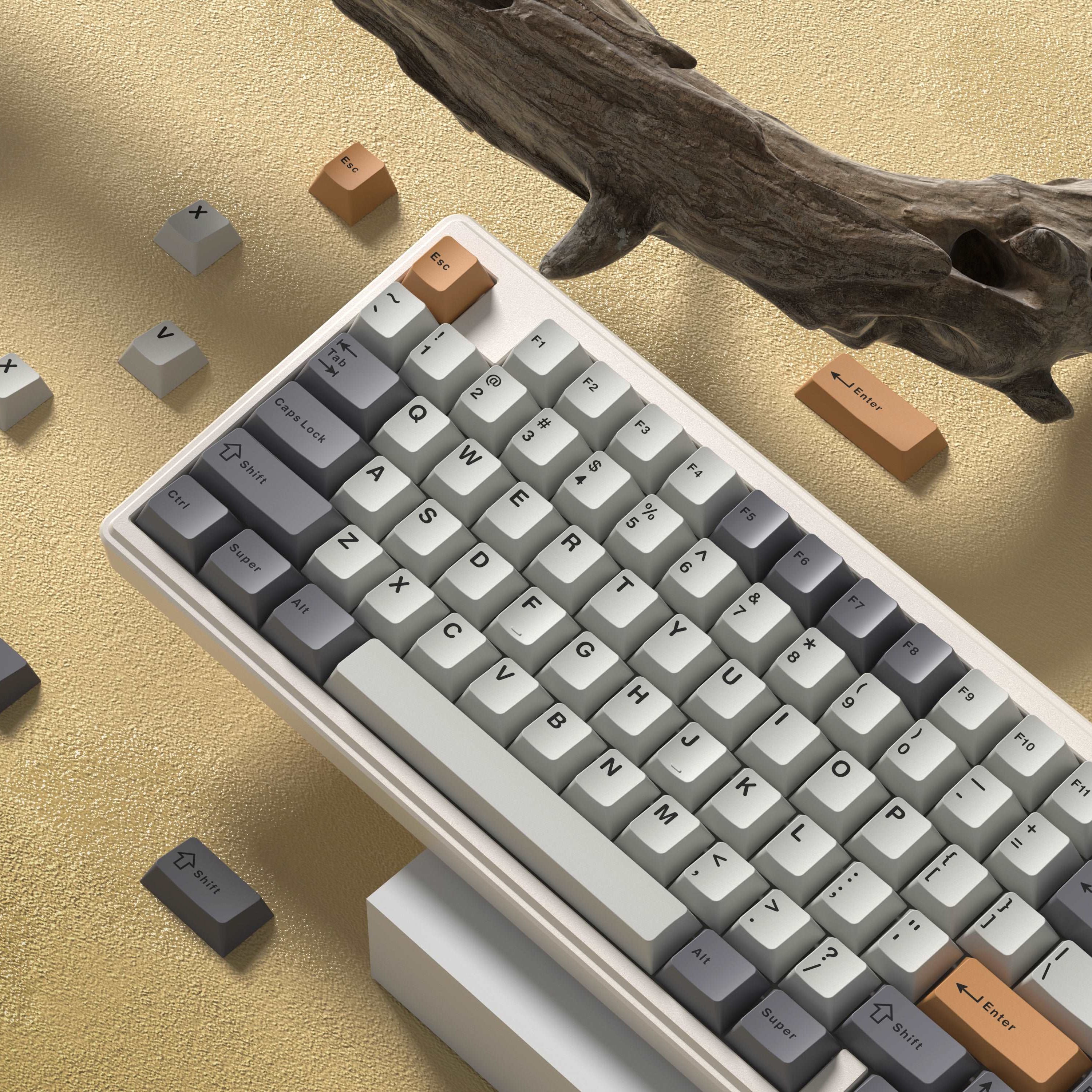 XVX K75 Pro CNC Aluminum Mechanical Keyboard Hot Swap Switchs Flex Cuts PCB With PBT Keycaps - xvxchannel