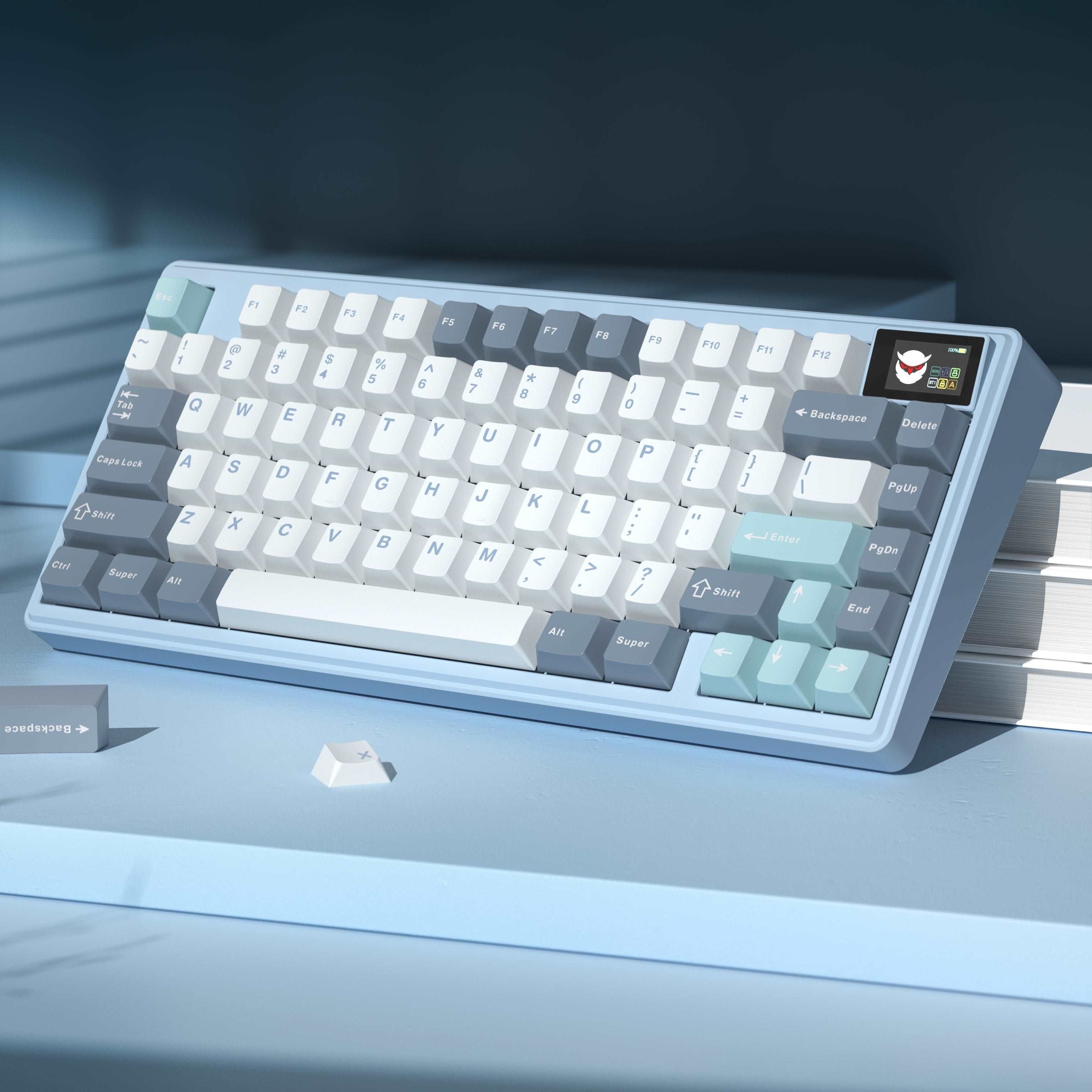 XVX K75 Pro CNC Aluminum Mechanical Keyboard Hot Swap Switchs Flex Cuts PCB With PBT Keycaps - xvxchannel
