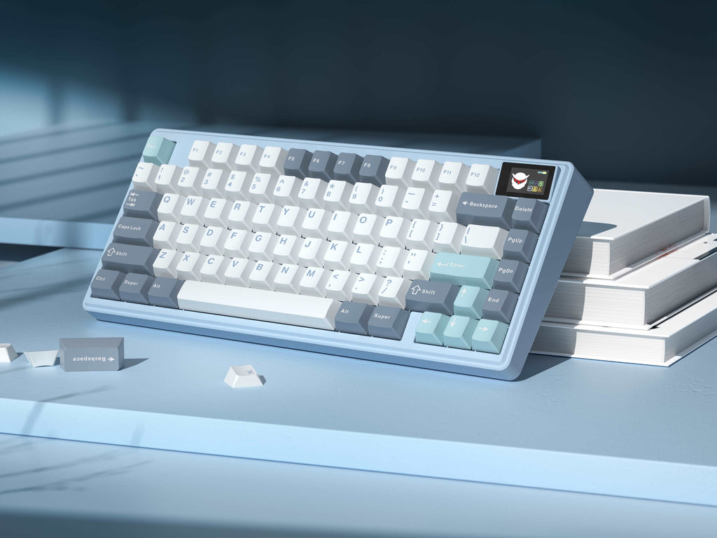 XVX K75 Pro CNC Aluminum Mechanical Keyboard Hot Swap Switchs Flex Cuts PCB With PBT Keycaps - xvxchannel