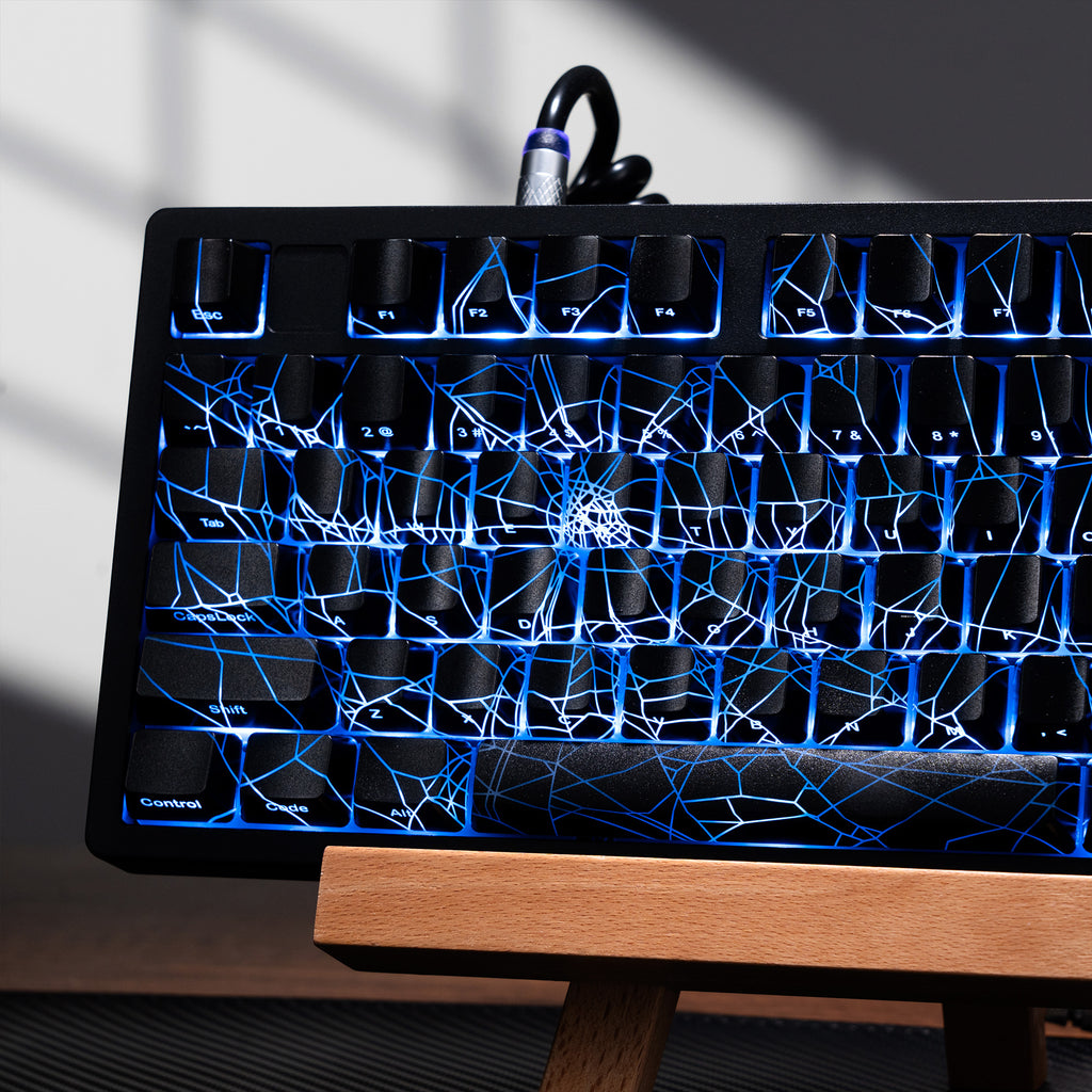Web Key XVX IMD Spider Web Shine-Through OEM Profile 118-Key Keycap Set