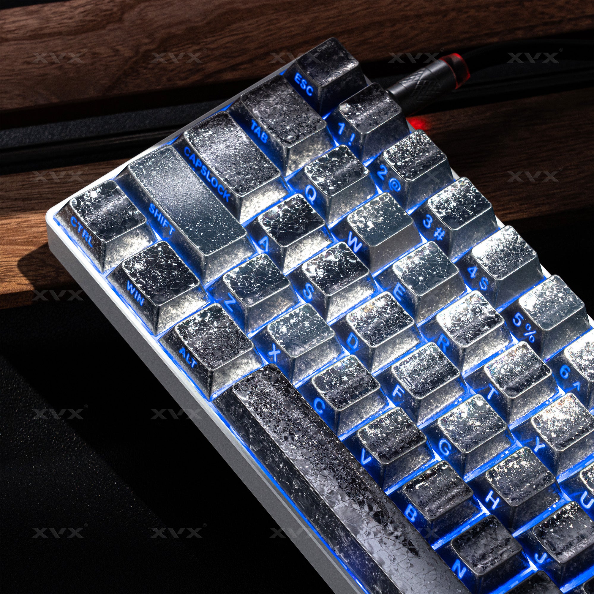 Foil Themed Shine-Through Keycap Set | XVX Keyboard – XVX Keyboard