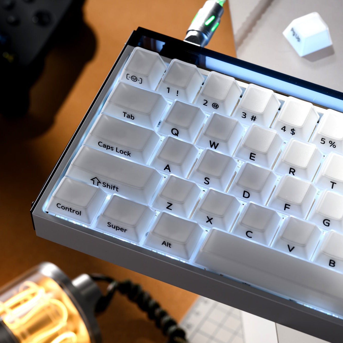 XVX Velvet Jelly Side-Printed Translucent Cherry Profile Double-Shot Keycap Set XVX Keyboard Channel