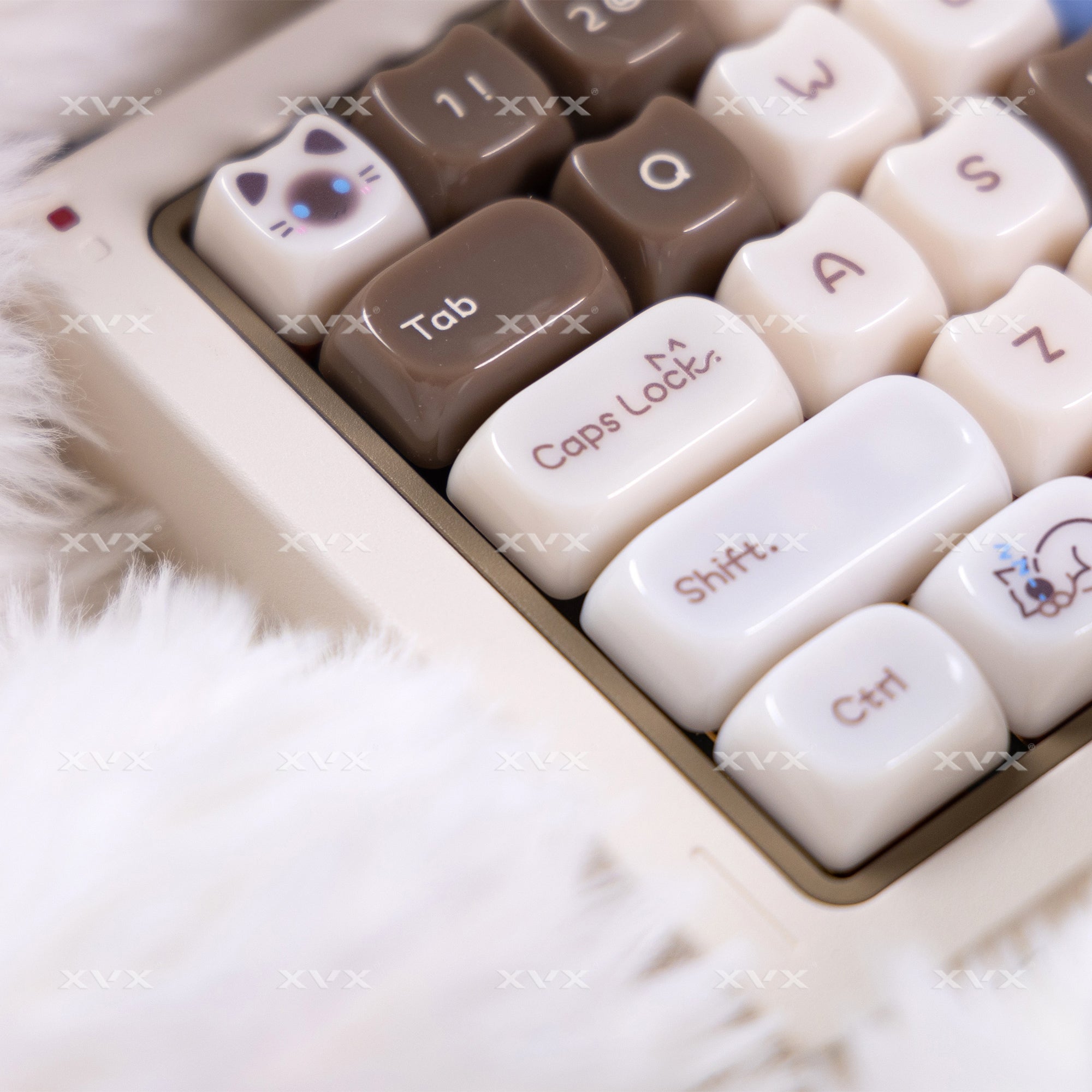 XVX House Cat Themed MAO Profile 149-Key Keycap Set XVX Keyboard Channel