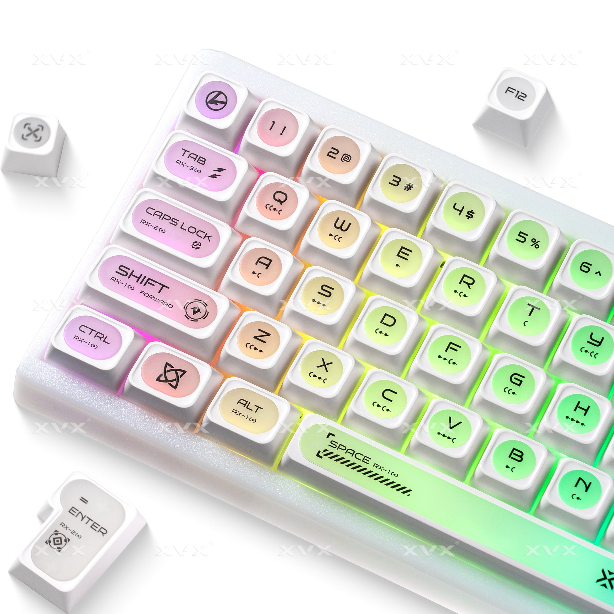 XVX Cats eye MAX Profile Dye-Sub PBT Keycap Set 136-Key – XVX Keyboard ...
