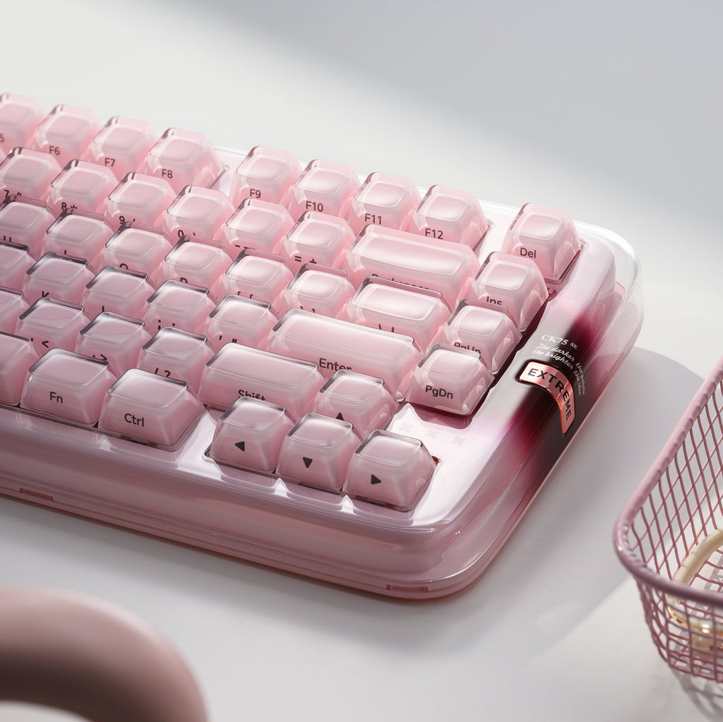 XVX MU68 Fuji Wave QMK/VIA Wireless Wooden Mechanical Keyboard
