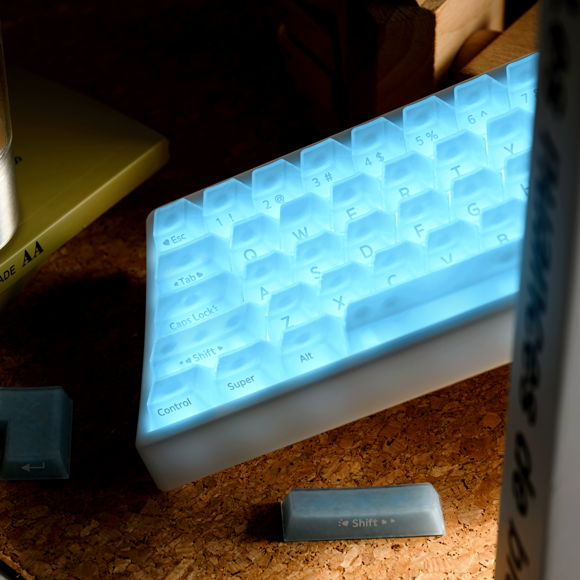 XVX M67 JadeStone Forged Carbon VIA Tri-Mode Mechanical Keyboard XVX Keyboard Channel