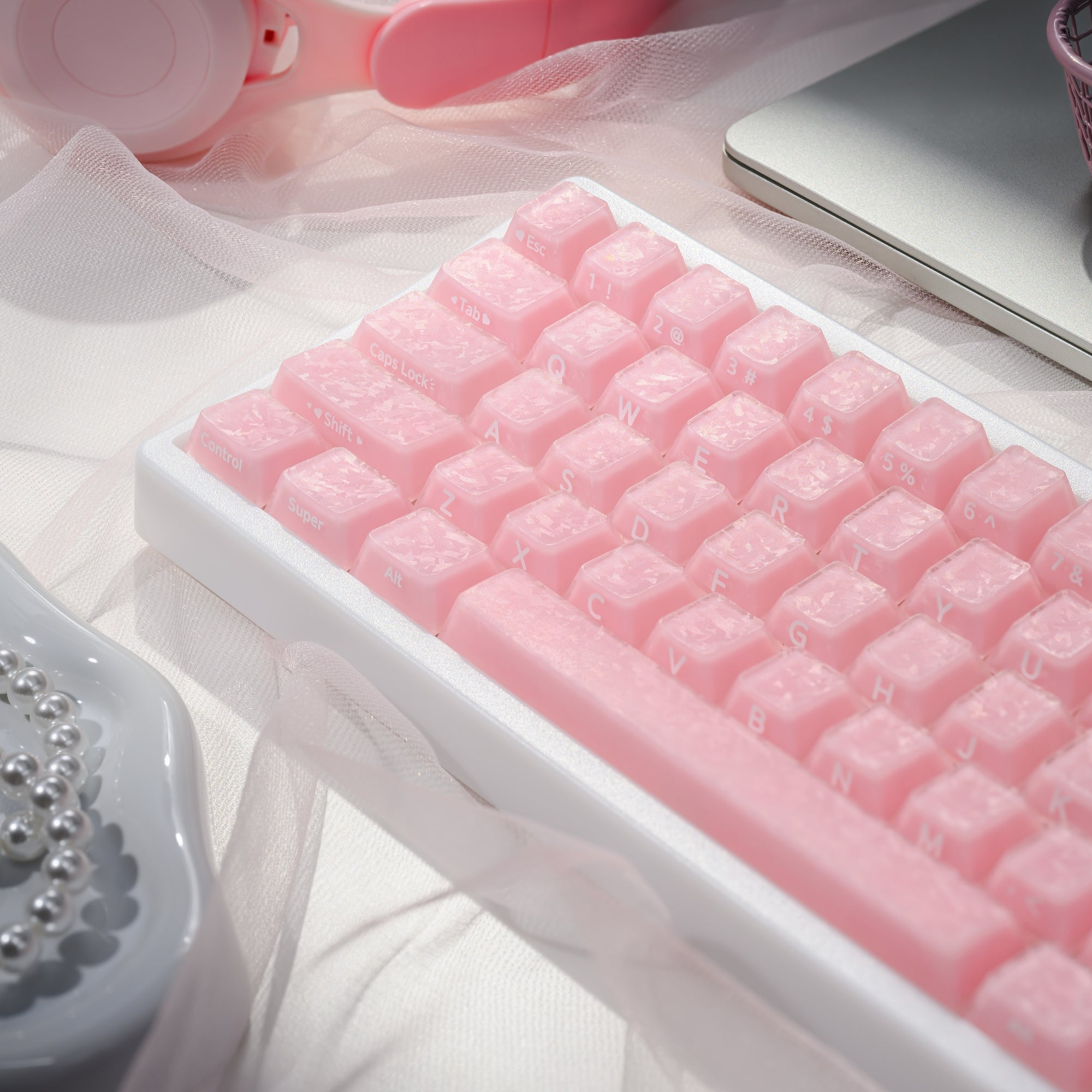 XVX M67 JadeStone Forged Carbon VIA Tri-Mode Mechanical Keyboard XVX Keyboard Channel