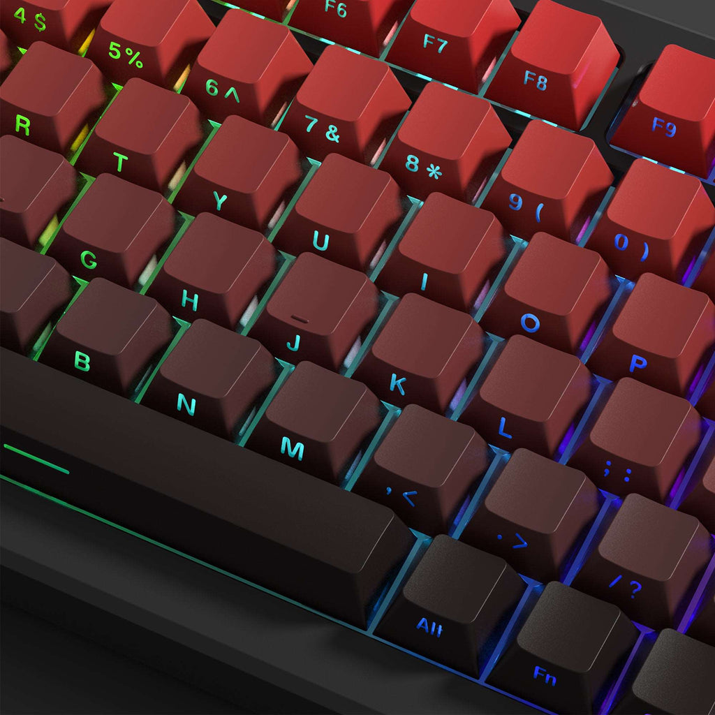 XVX Gradient Series 136-Key Side-Printed Cherry Profile Keycap (8 Colors) - xvxchannel