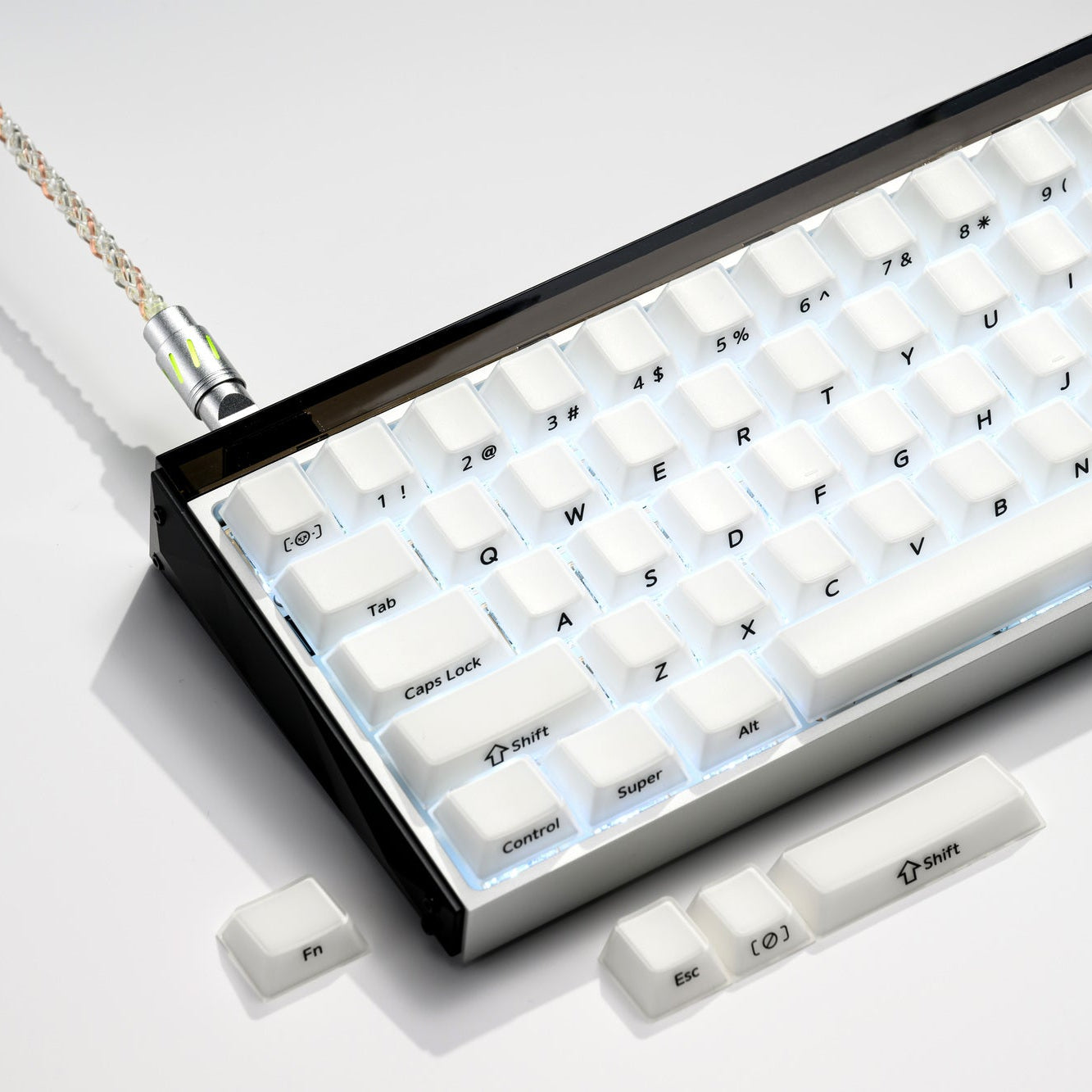 XVX Velvet Jelly Side-Printed Translucent Cherry Profile Double-Shot Keycap Set XVX Keyboard Channel