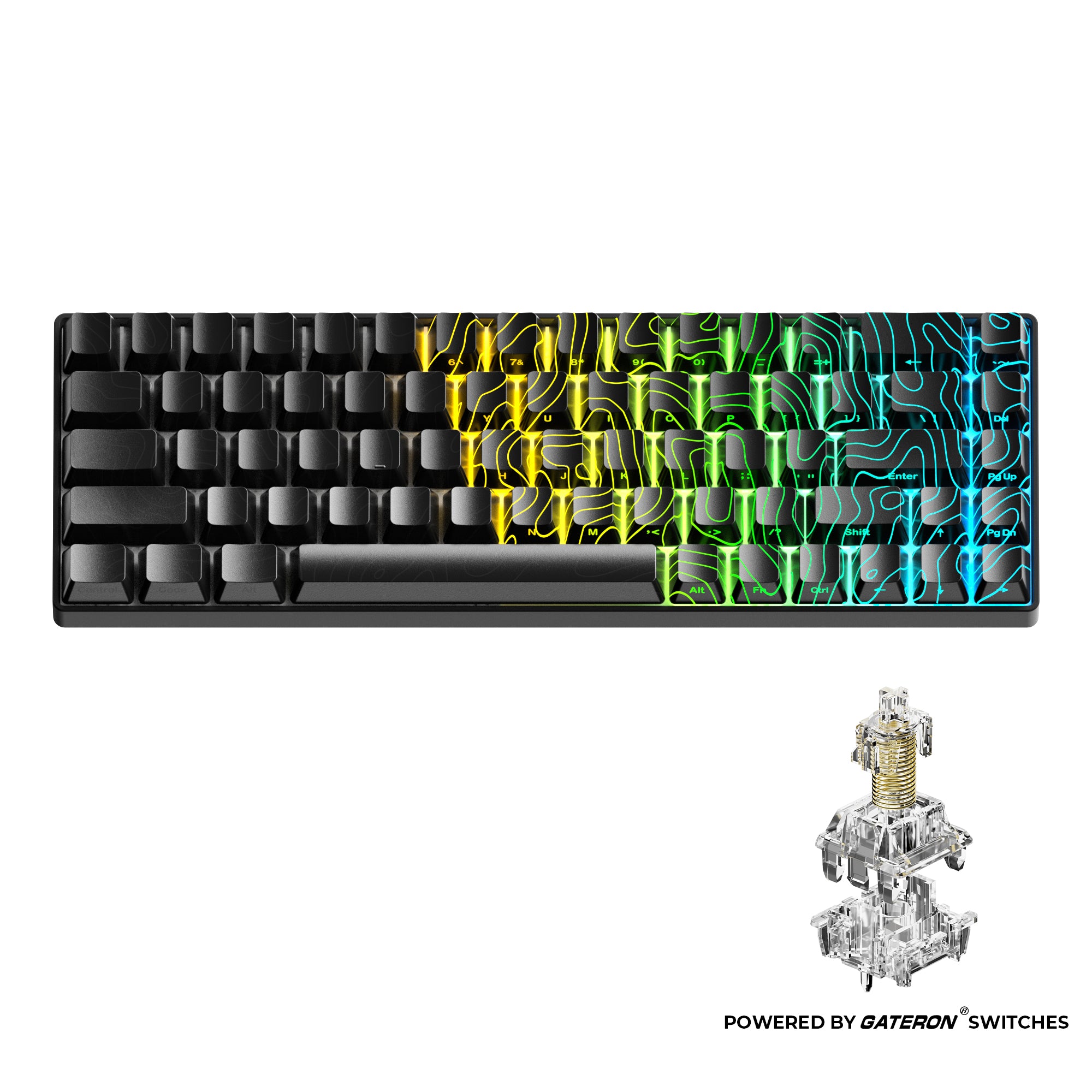 XVX HE68 68% Rapid Trigger Hall Effect Wired Magnetic Gaming Keyboard XVX Keyboard Channel