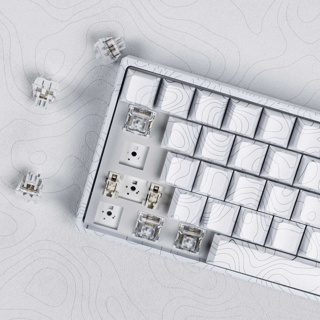 XVX M61 Pro Topographic 61 Keys Tri-Mode Mechanical keyboard - xvxchannel