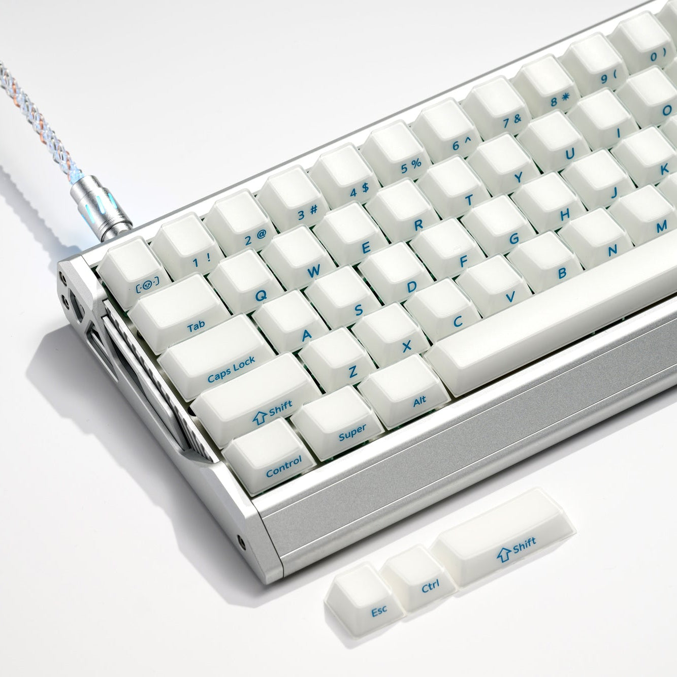 XVX Velvet Jelly Side-Printed Translucent Cherry Profile Double-Shot Keycap Set XVX Keyboard Channel
