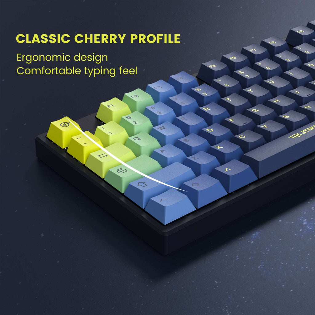 XVX The Starry Night Cherry Profile 131-Key Dye Sublimation PBT Keycap Set - xvxchannel
