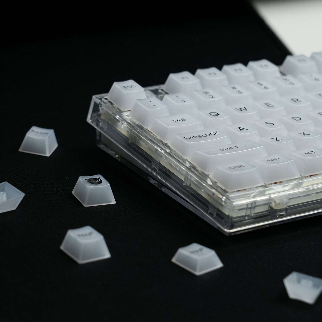 XVX Frost Translucent Cherry Profile Keycap Full Set (141-Key) - xvxchannel