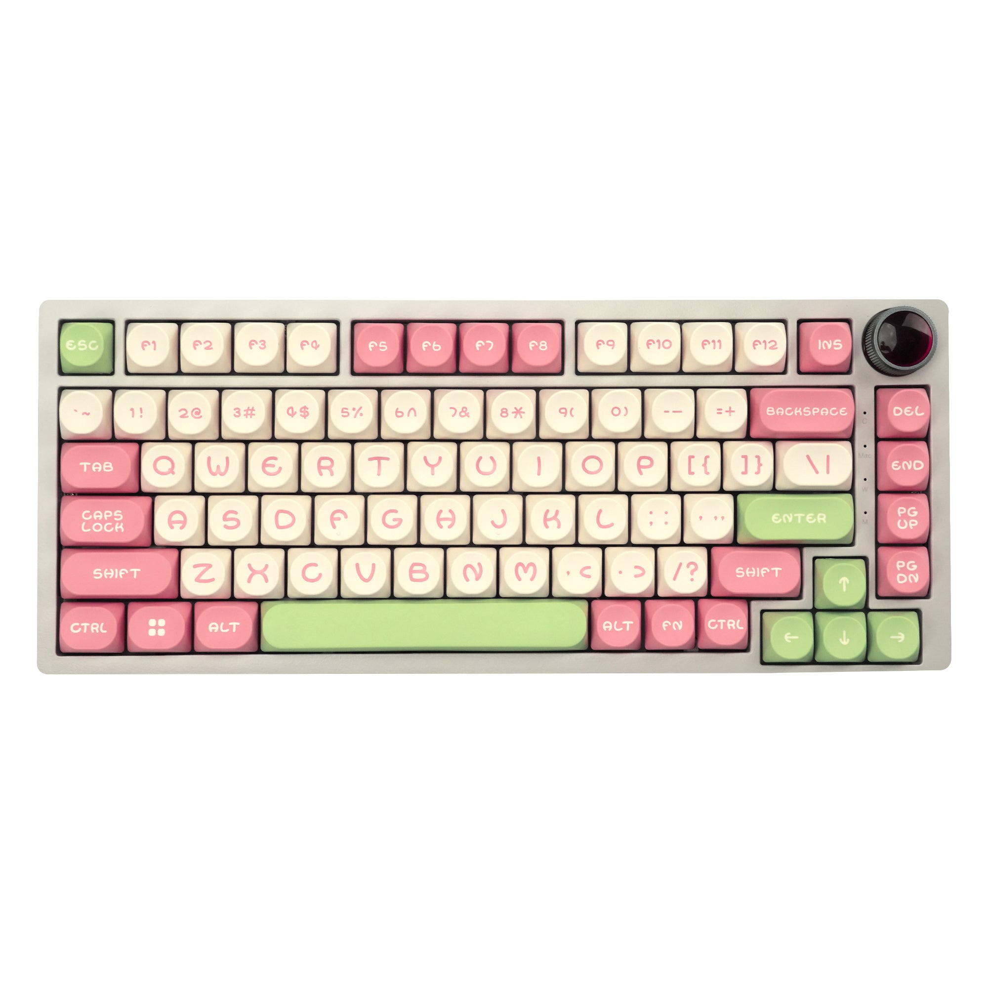 XVX Touches Clavier MOA Profil Raisin Violet PBT Dye-Sub - Lot De 143 Touches Personnalisées Violet Et Blanc Pour Claviers Mécaniques Cherry MX