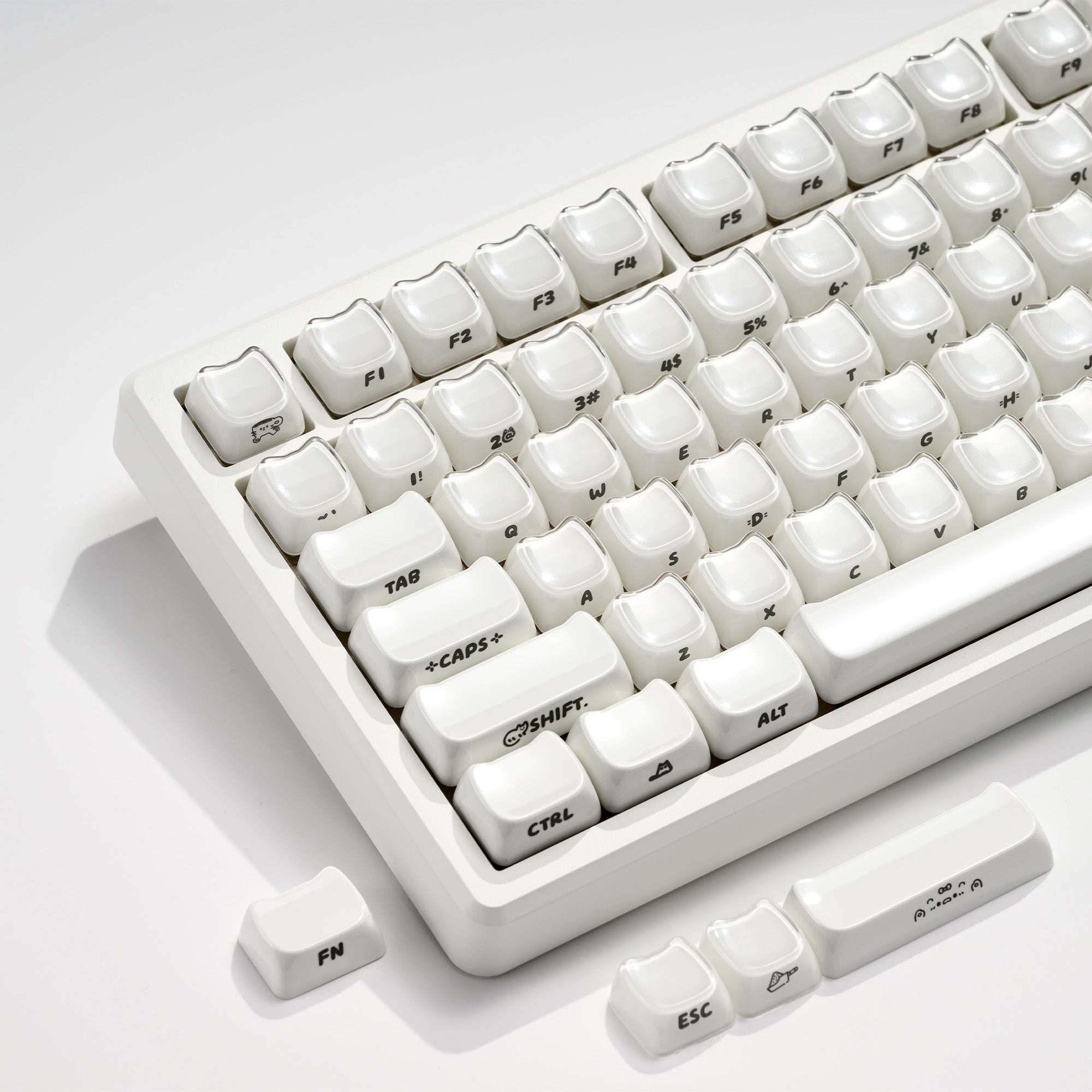 XVX Jelly MAO Profile Side-Printed Translucent 119-Key Keycap Set XVX Keyboard Channel
