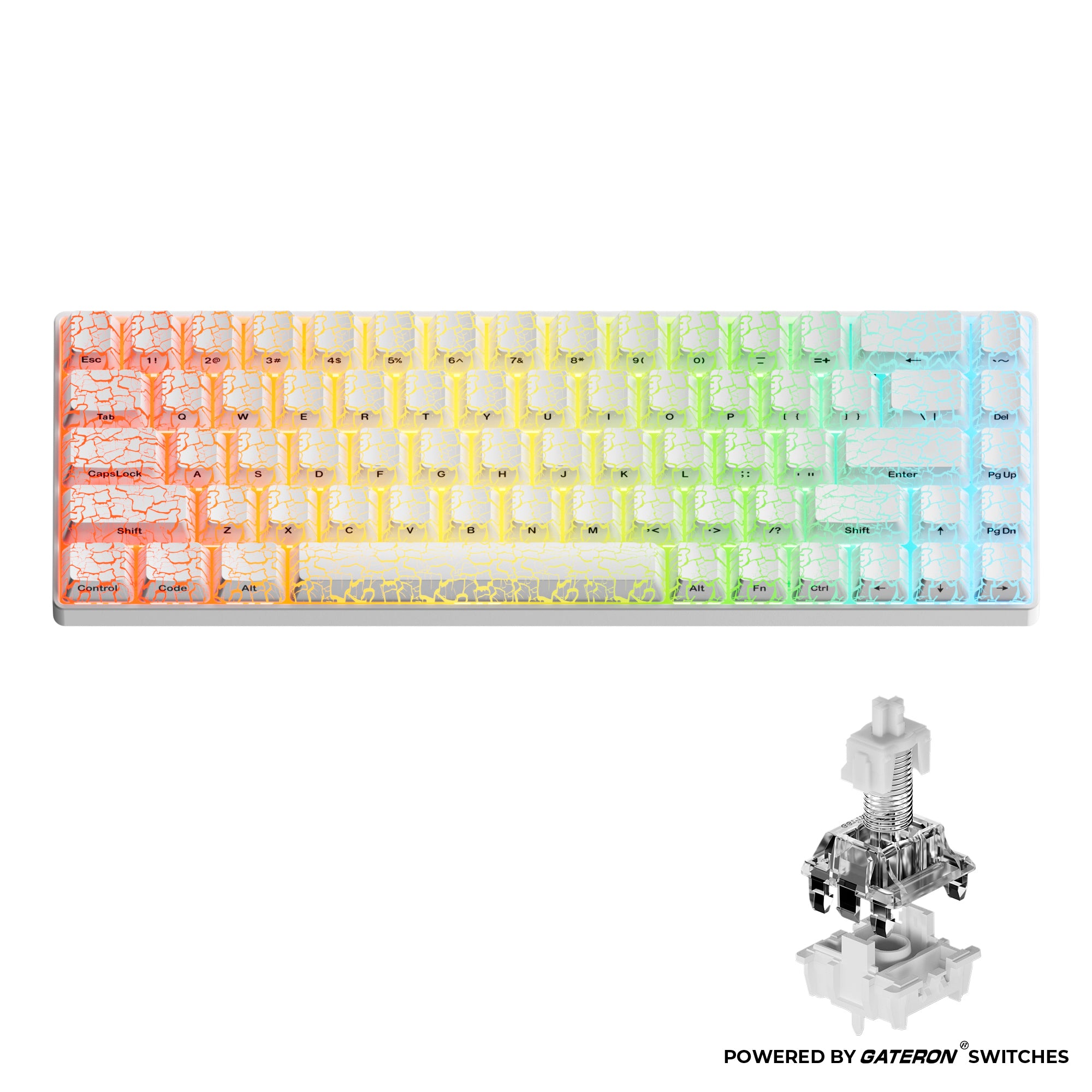 XVX HE68 68% Rapid Trigger Hall Effect Wired Magnetic Gaming Keyboard XVX Keyboard Channel