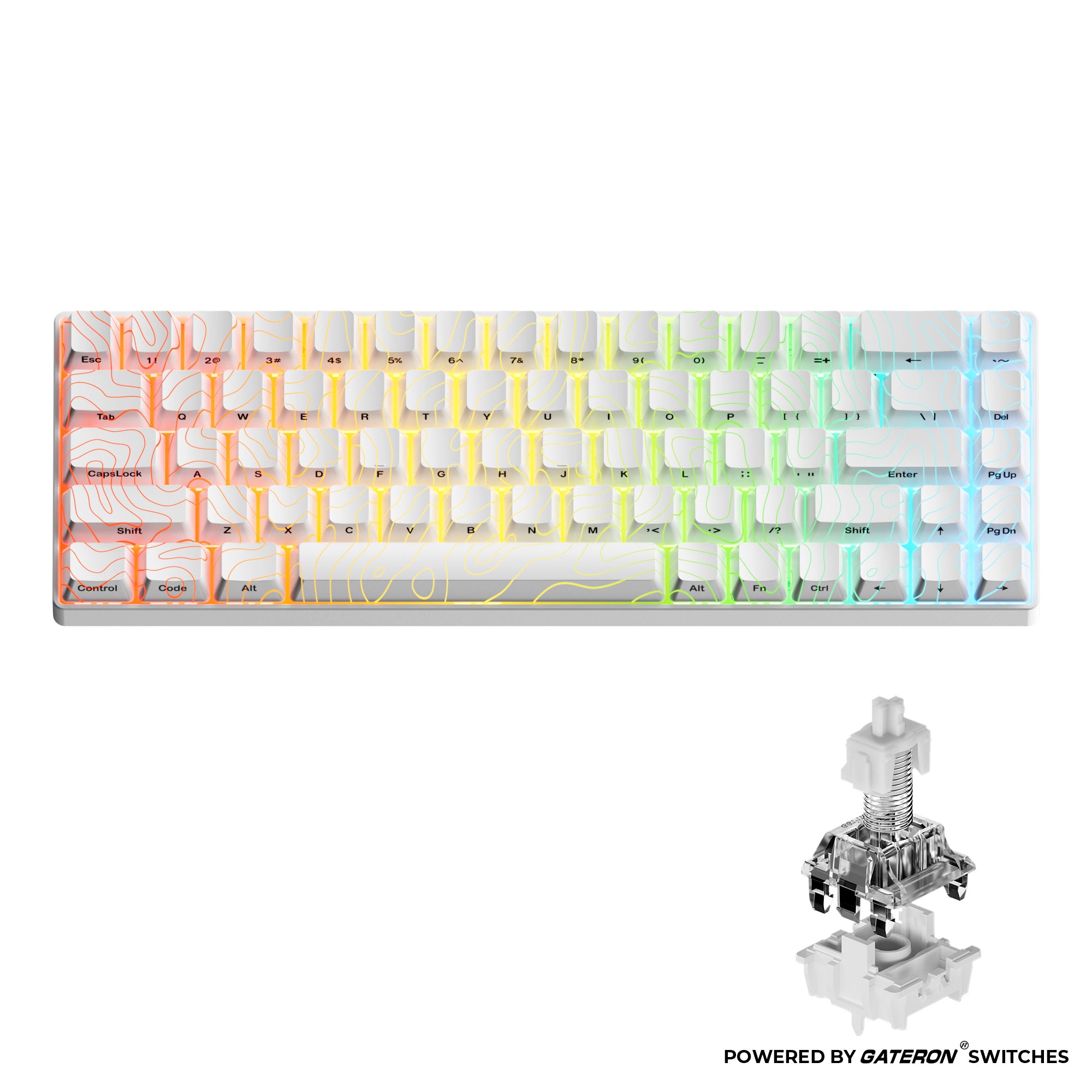 XVX HE68 68% Rapid Trigger Hall Effect Wired Magnetic Gaming Keyboard XVX Keyboard Channel