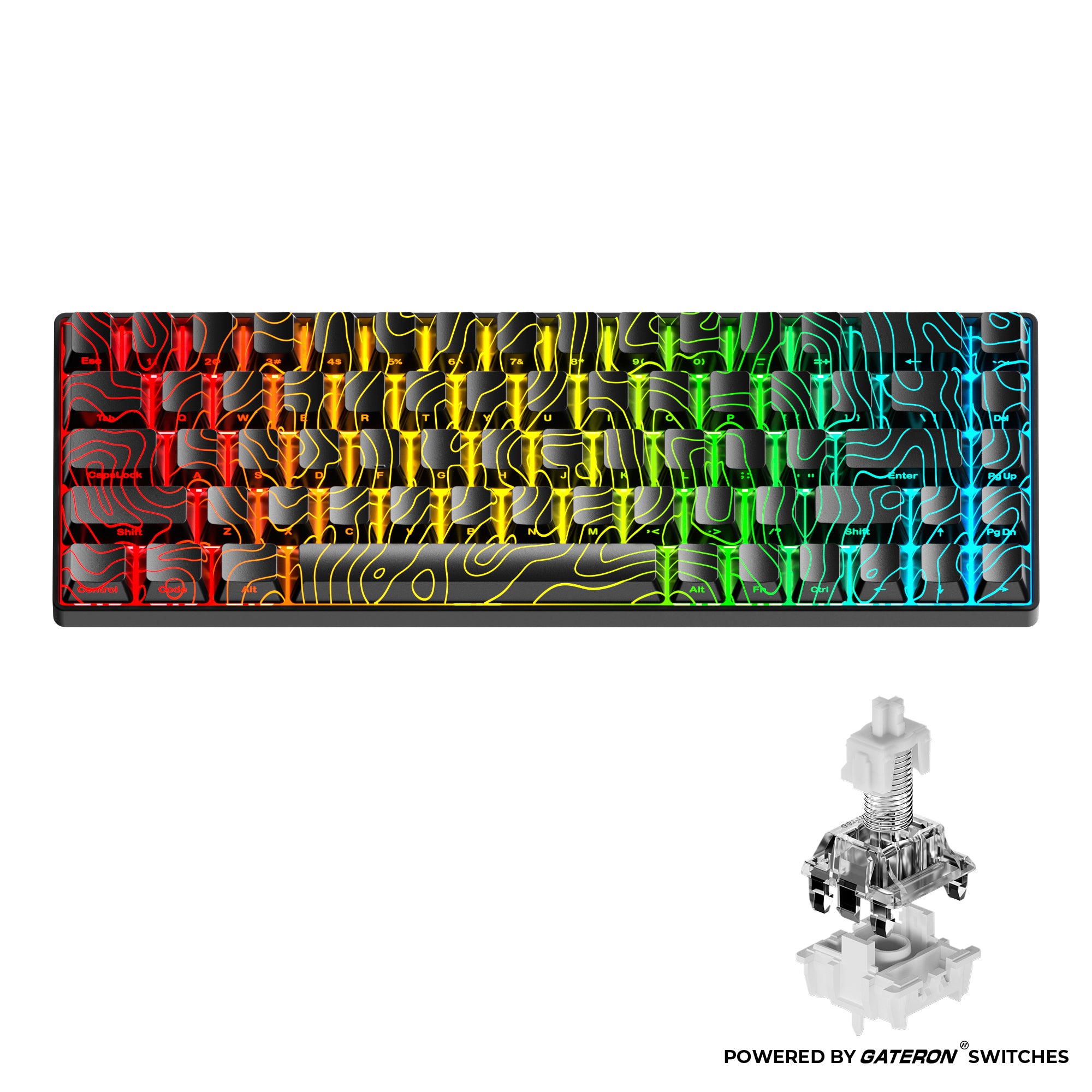 XVX HE68 68% Rapid Trigger Hall Effect Wired Magnetic Gaming Keyboard XVX Keyboard Channel