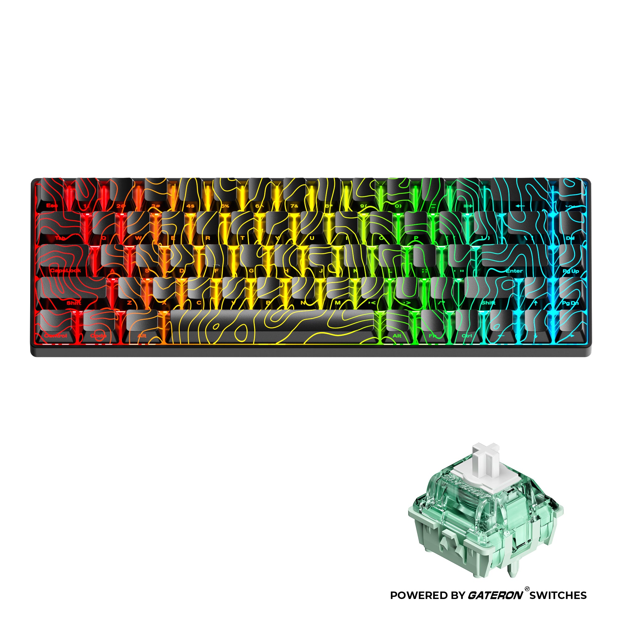 XVX HE68 68% Rapid Trigger Hall Effect Wired Magnetic Gaming Keyboard XVX Keyboard Channel