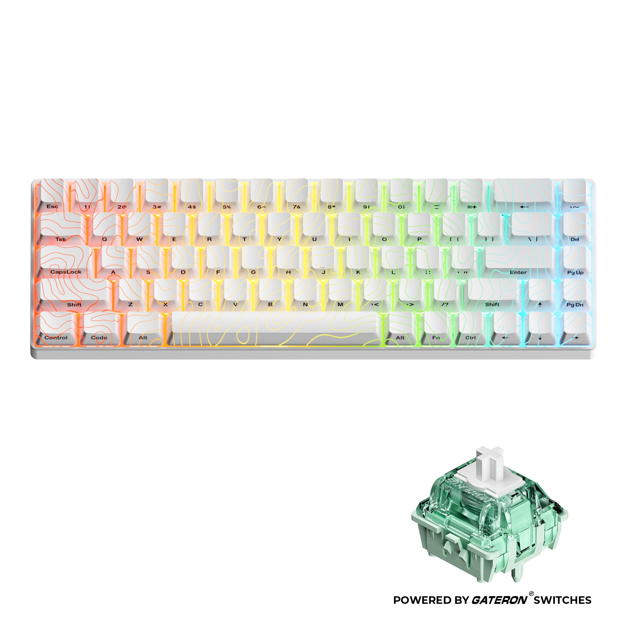 XVX HE68 68% Rapid Trigger Hall Effect Wired Magnetic Gaming Keyboard XVX Keyboard Channel
