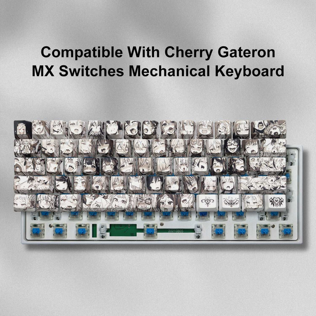 XVX Japanese Anime 108-Key OEM Profile Keycap Set - xvxchannel