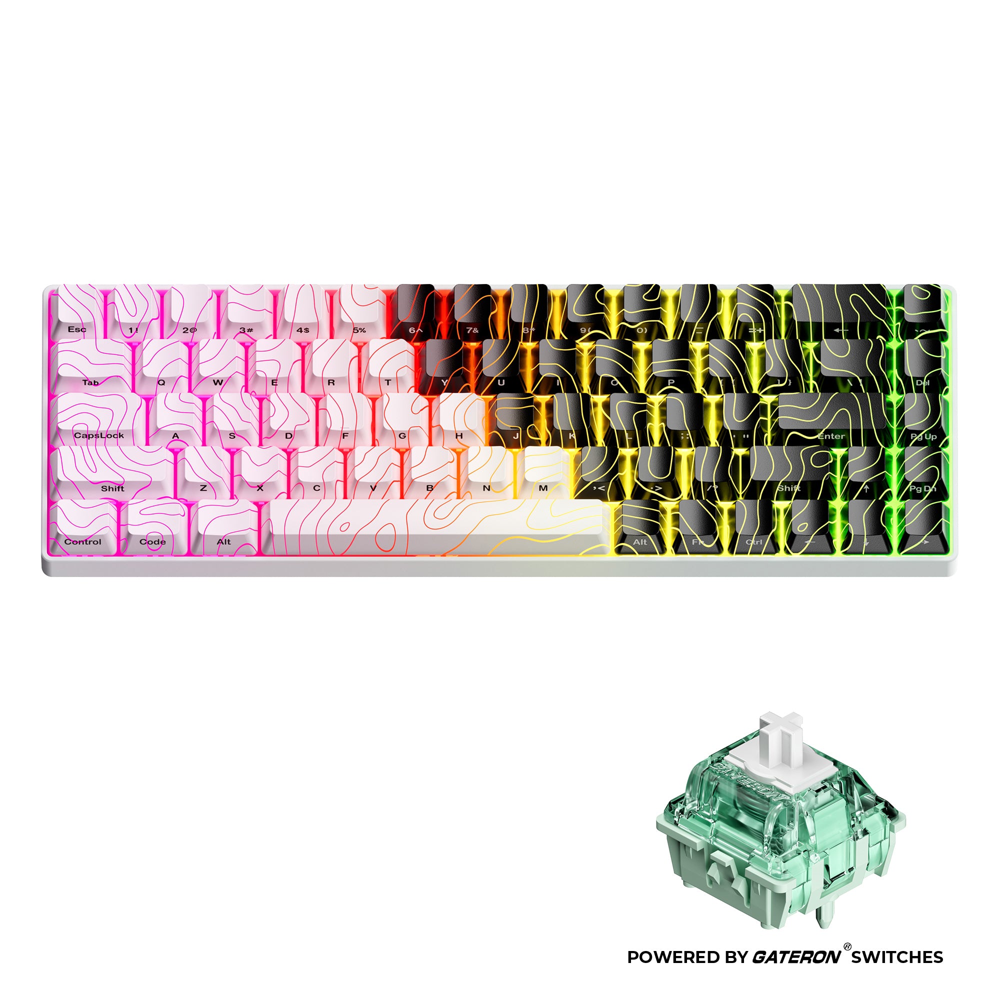 XVX HE68 68% Rapid Trigger Hall Effect Wired Magnetic Gaming Keyboard XVX Keyboard Channel