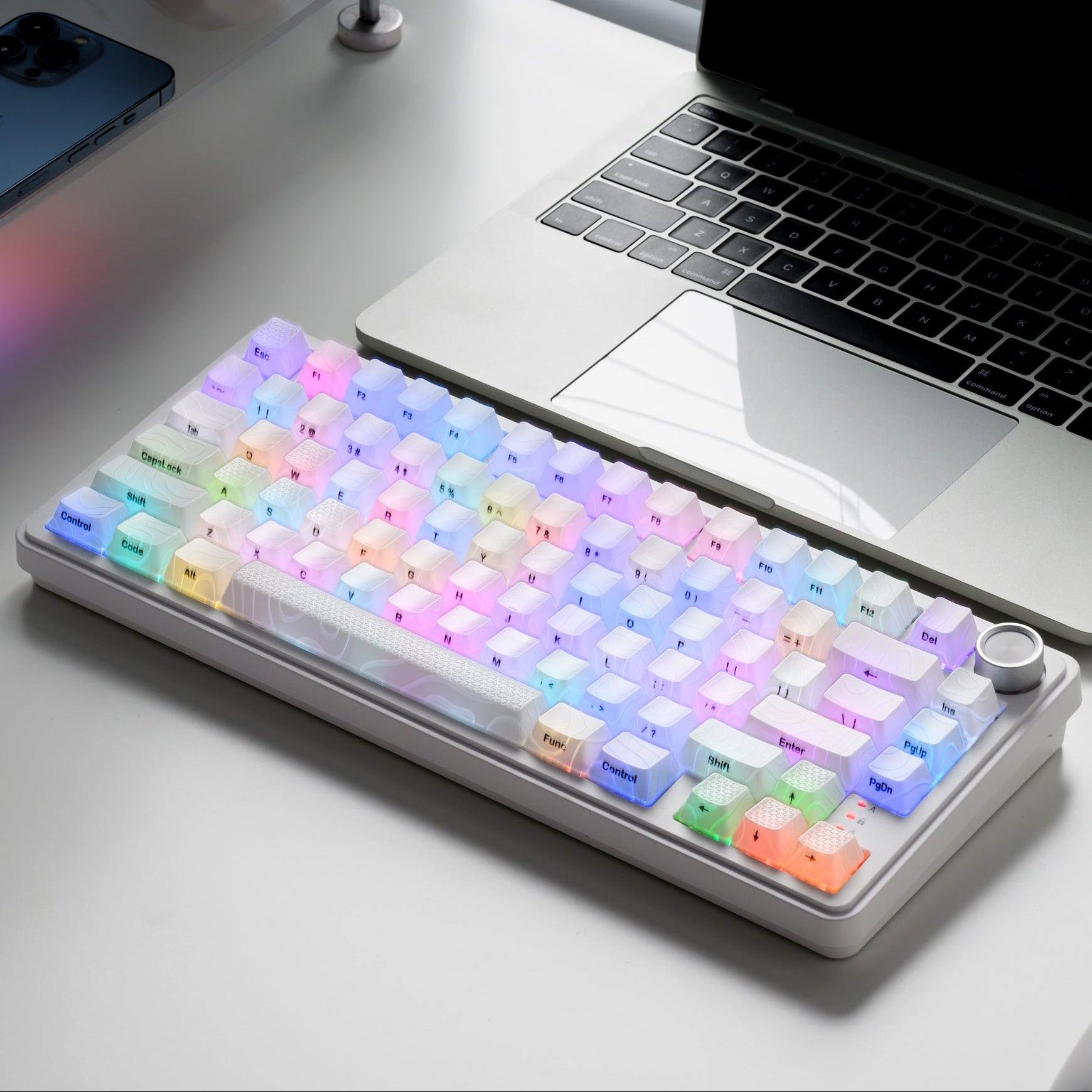 M75 Lumina Topographic Themed Keyboard | XVX Keyboard – XVX