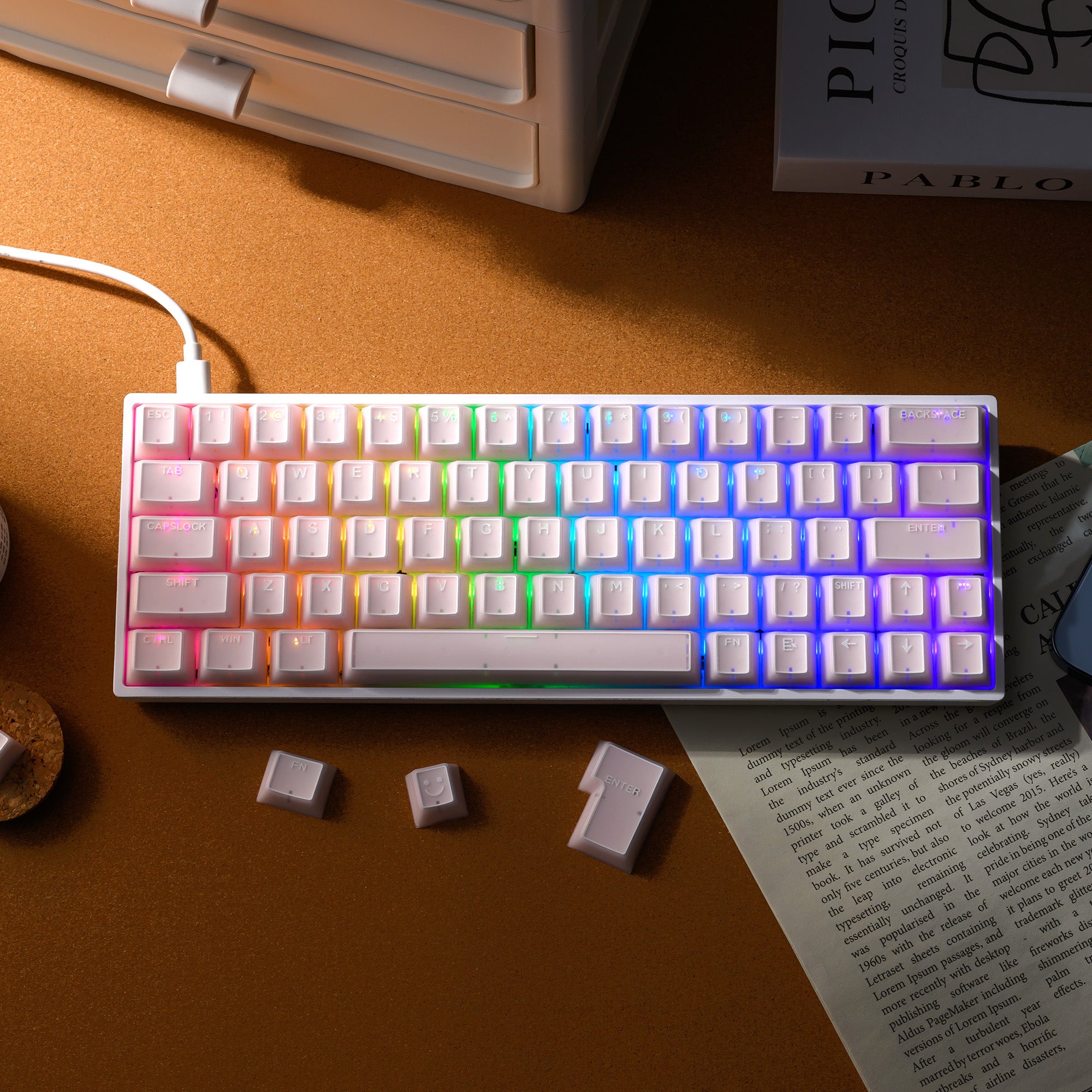 PRISM Shine-Through PBT Keycap Set | XVX Keyboard – XVX Keyboard