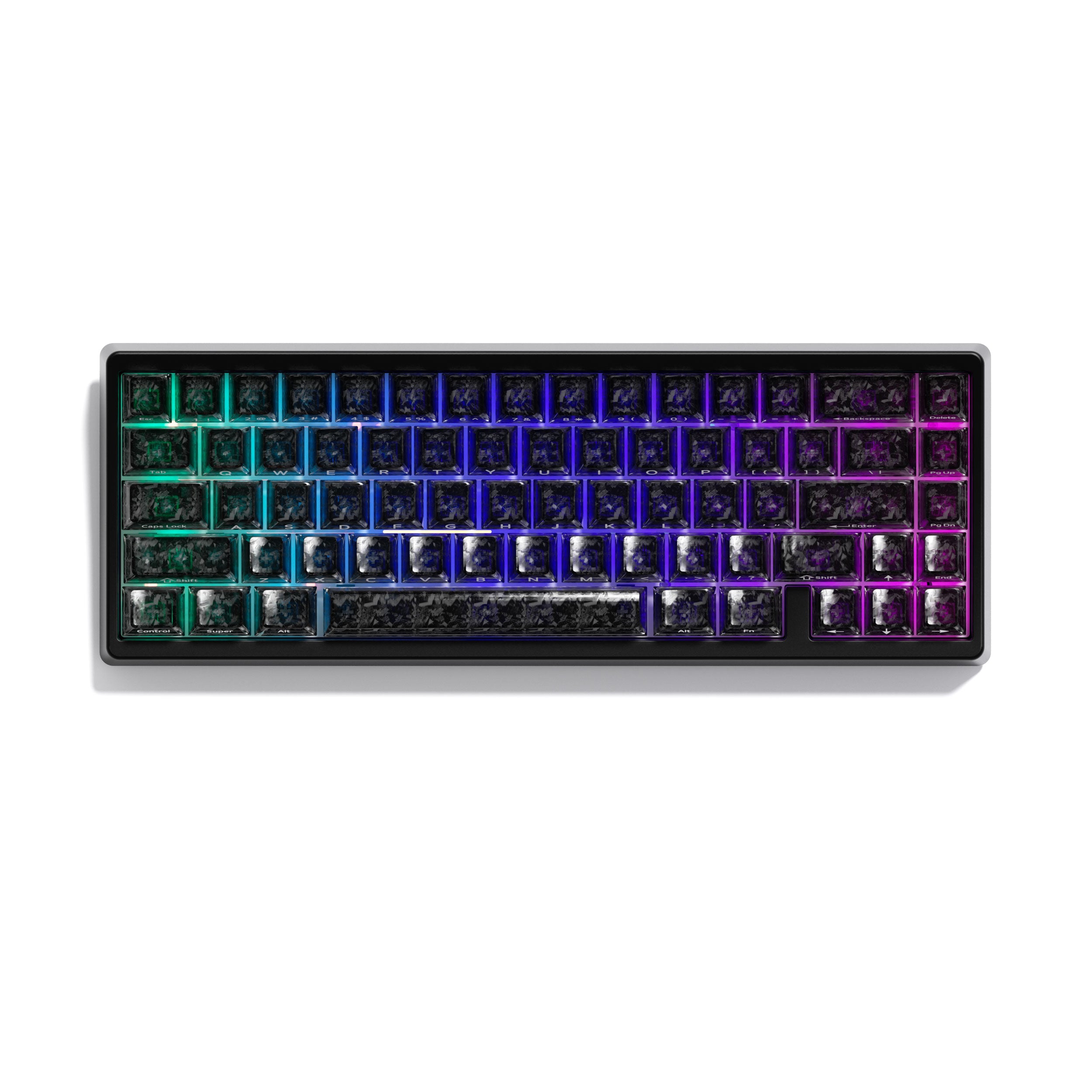 XVX M67 JadeStone Forged Carbon VIA Tri-Mode Mechanical Keyboard XVX Keyboard Channel