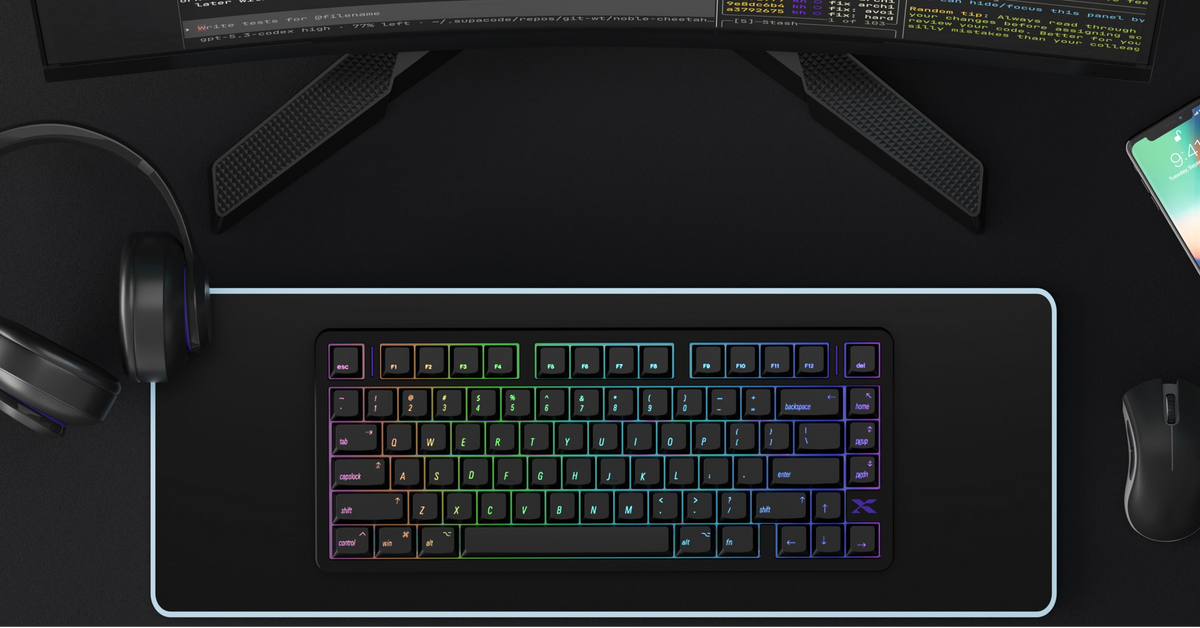 L75 Air Low-Profile RGB Mechanical Keyboard | XVX Keyboad