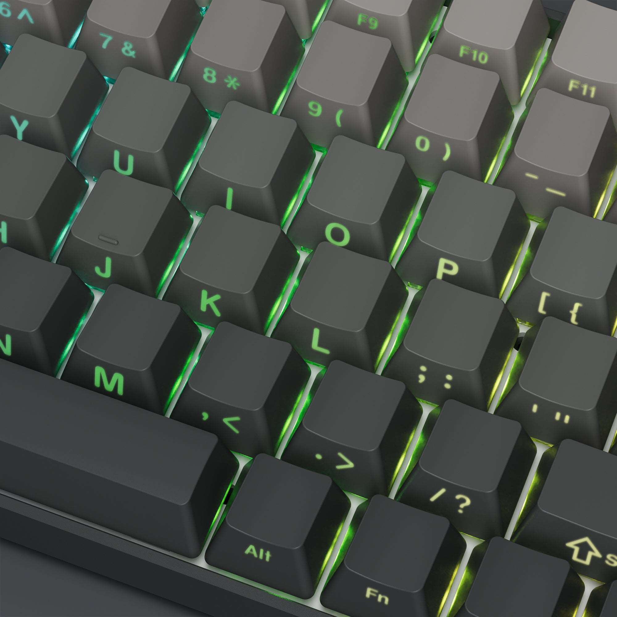 XVX Gradient Series 136-Key Side-Printed OEM Profile Keycap (7 Colors) - xvxchannel