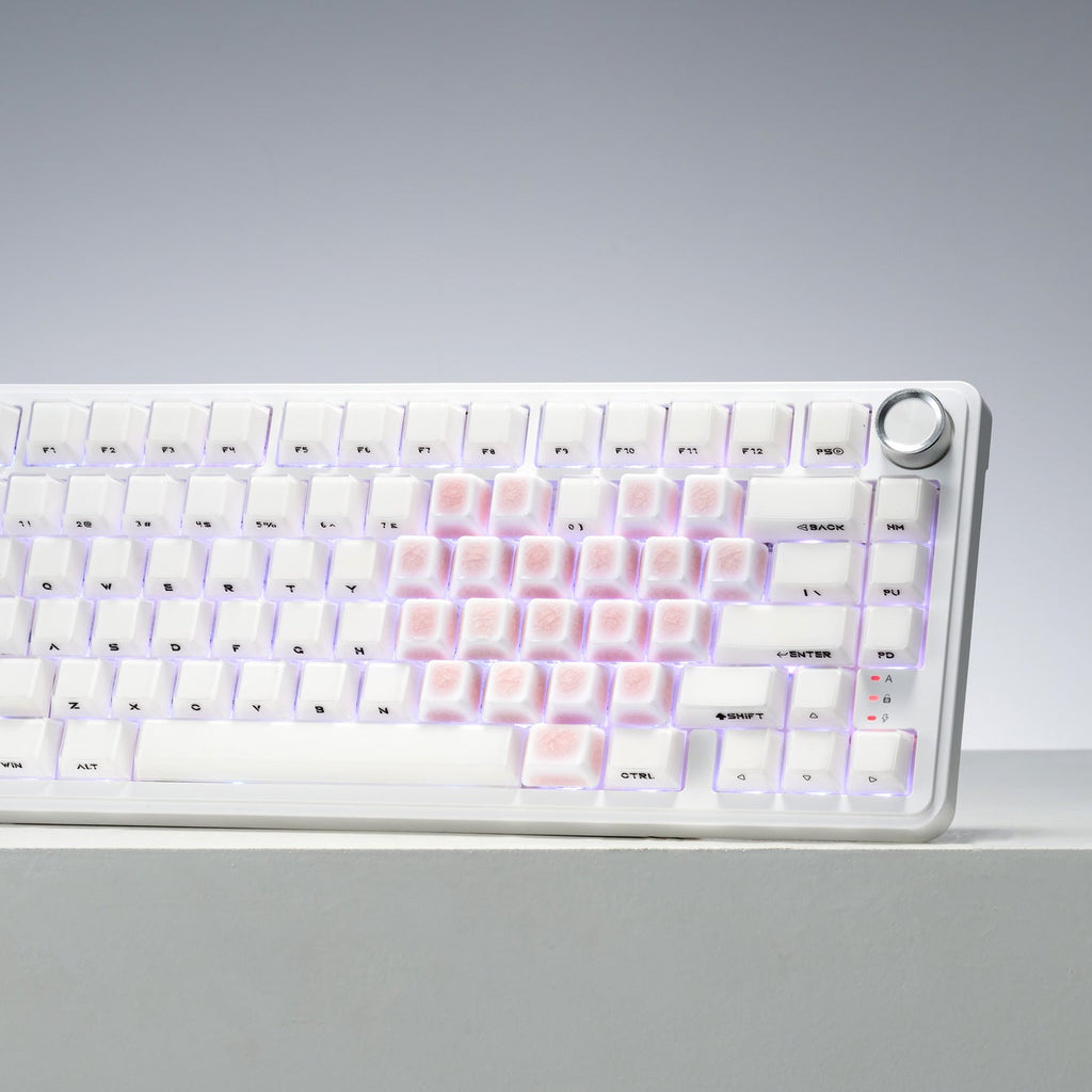 Crazed Heart Ceramic 21-Key Keycap Set | XVX Keyboard