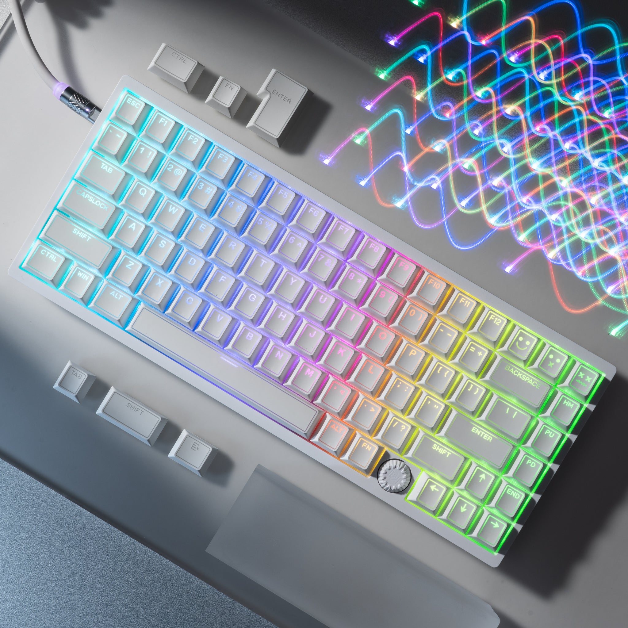 PRISM Shine-Through PBT Keycap Set | XVX Keyboard – XVX Keyboard