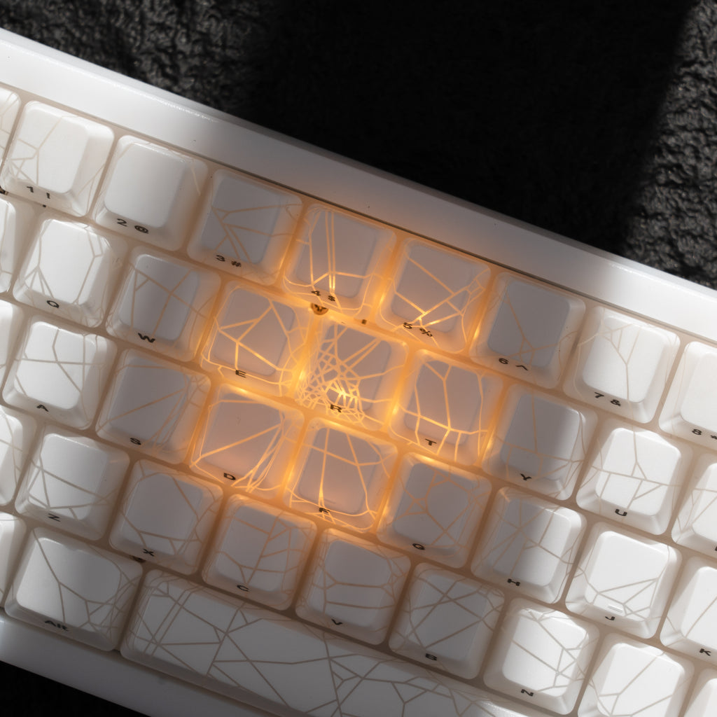 XVX M67 JadeStone Mechanical Keyboard With IMD-Tech Keycaps (SPIDER WE ...