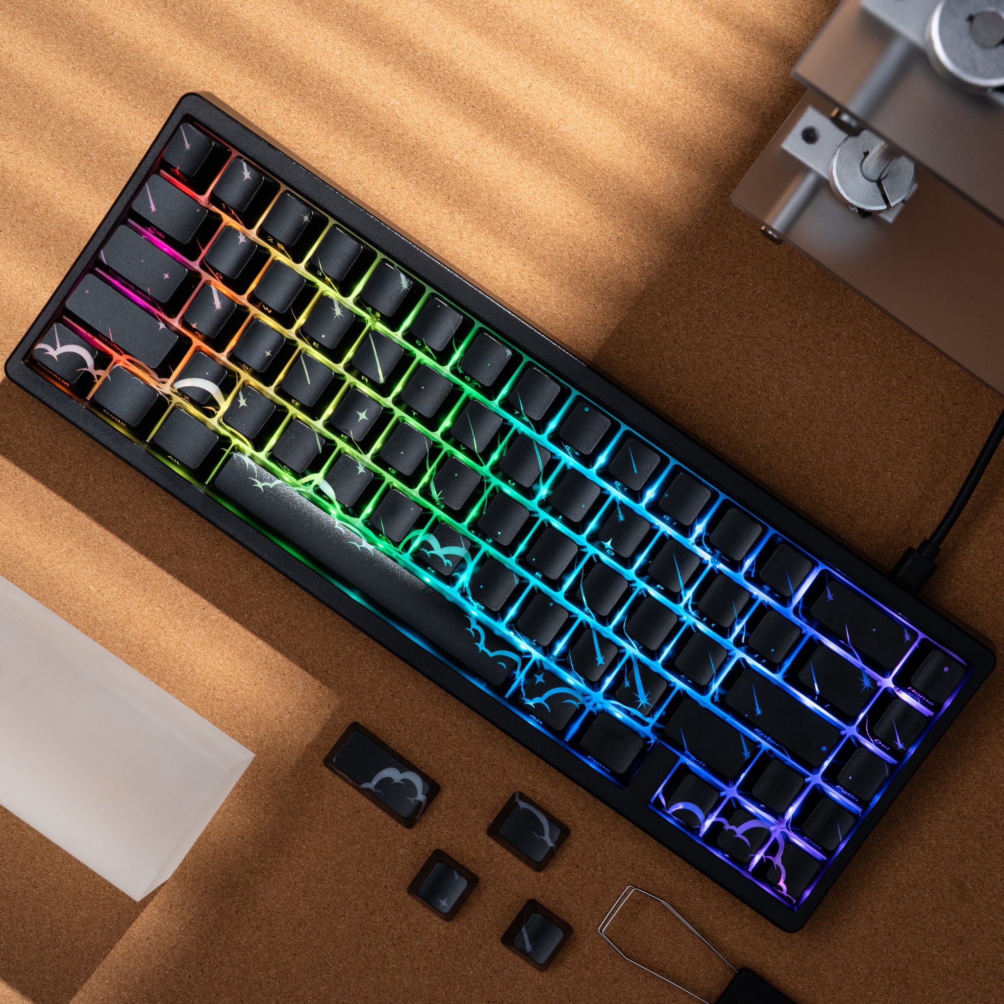 XVX IMD Meteor Pattern Shine-Through OEM Profile 118-Key Keycap