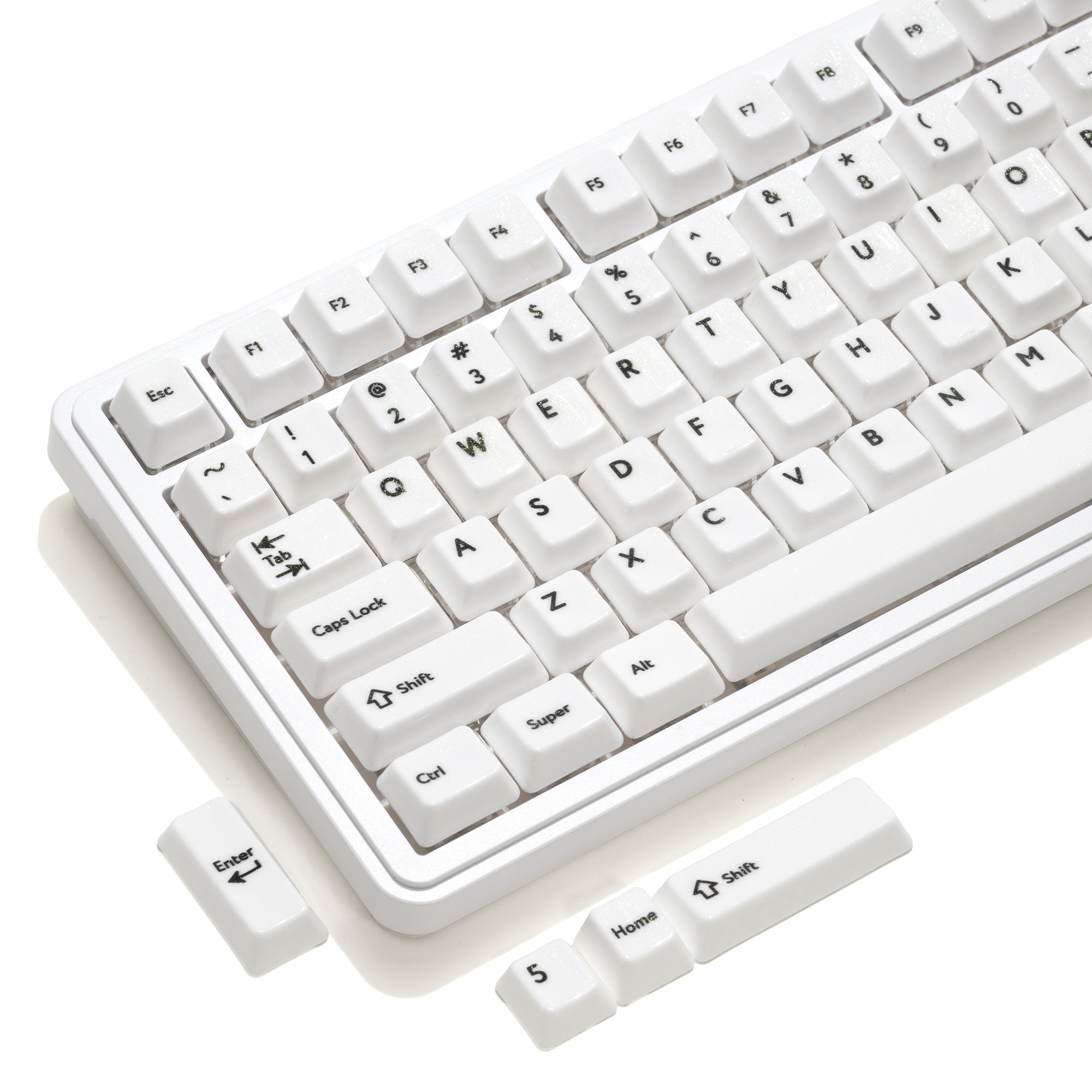 XVX Glitter Ceramic Cherry Profile 120-Key Full Keycap Set