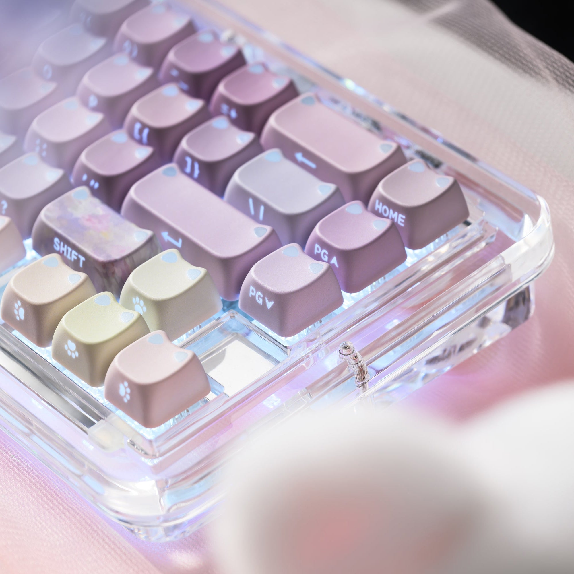 XVX Lumicat MAO Profile Side-Printed Shine-Through 113-Key Keycap Set XVX Keyboard
