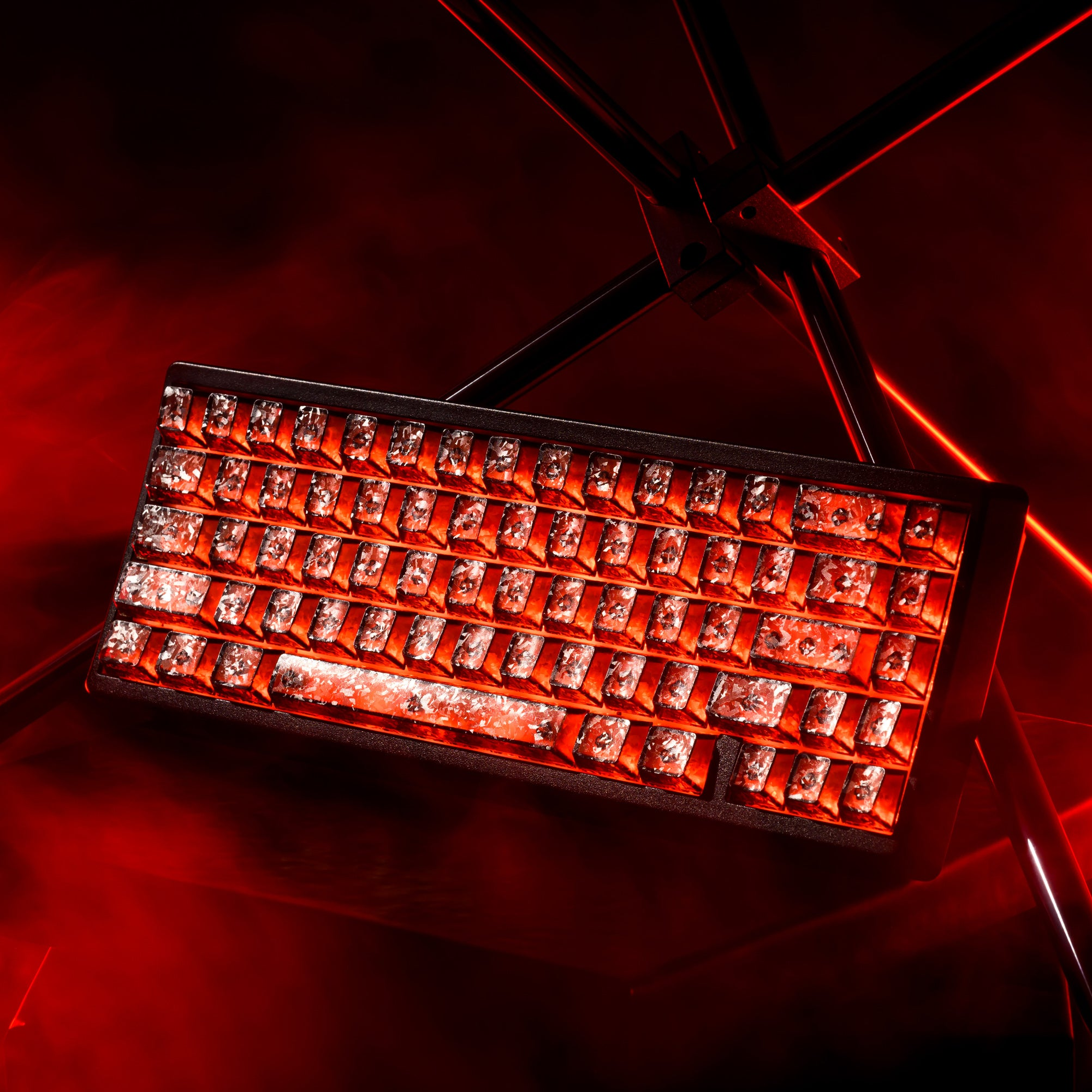 XVX M67 JadeStone Forged Carbon VIA Tri-Mode Mechanical Keyboard XVX Keyboard Channel