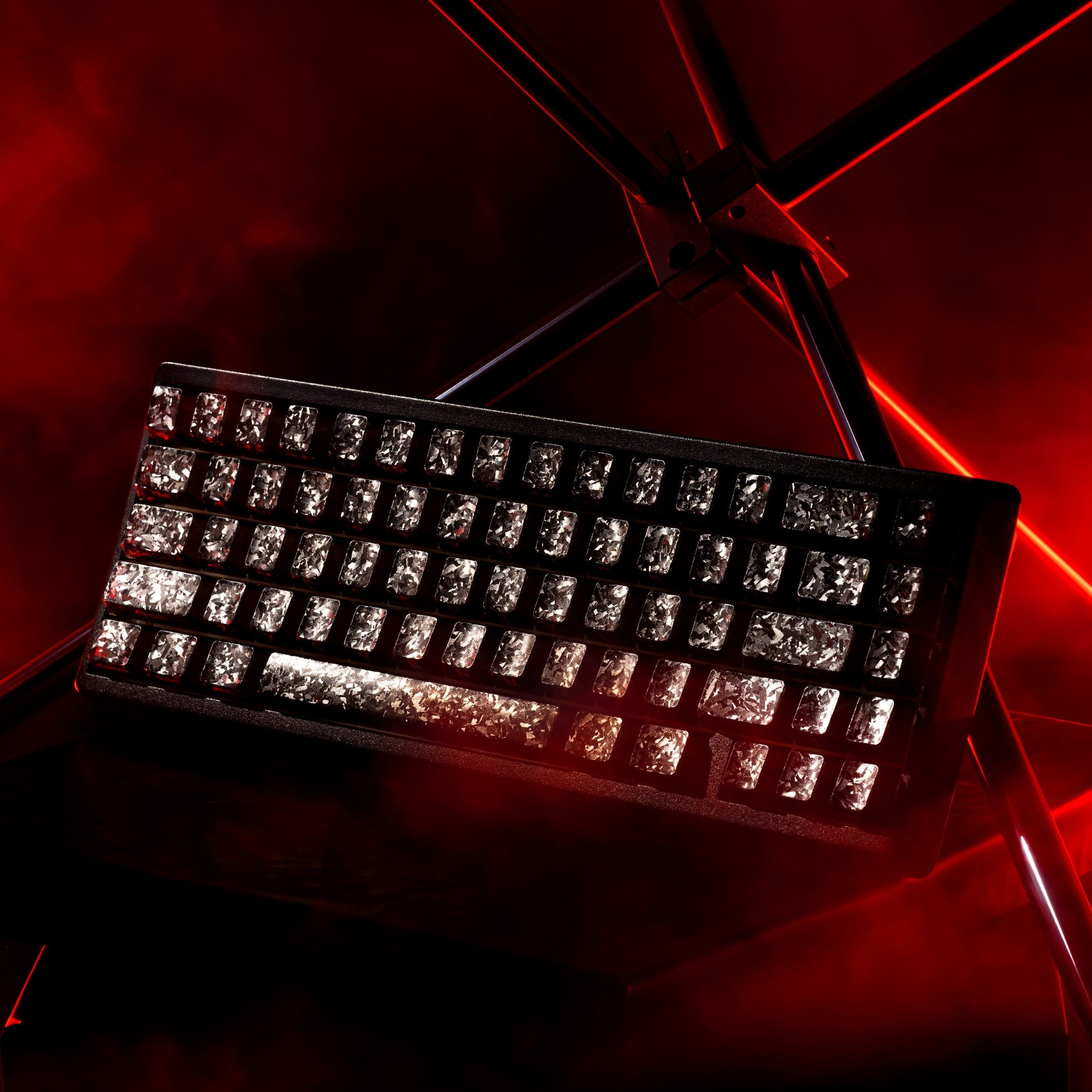 XVX M67 Jadestone 65% メカニカルキーボード 自作キーボード M67 JadeStone Forged Carbon RGB Gaming Keyboard | XVX Keyboard