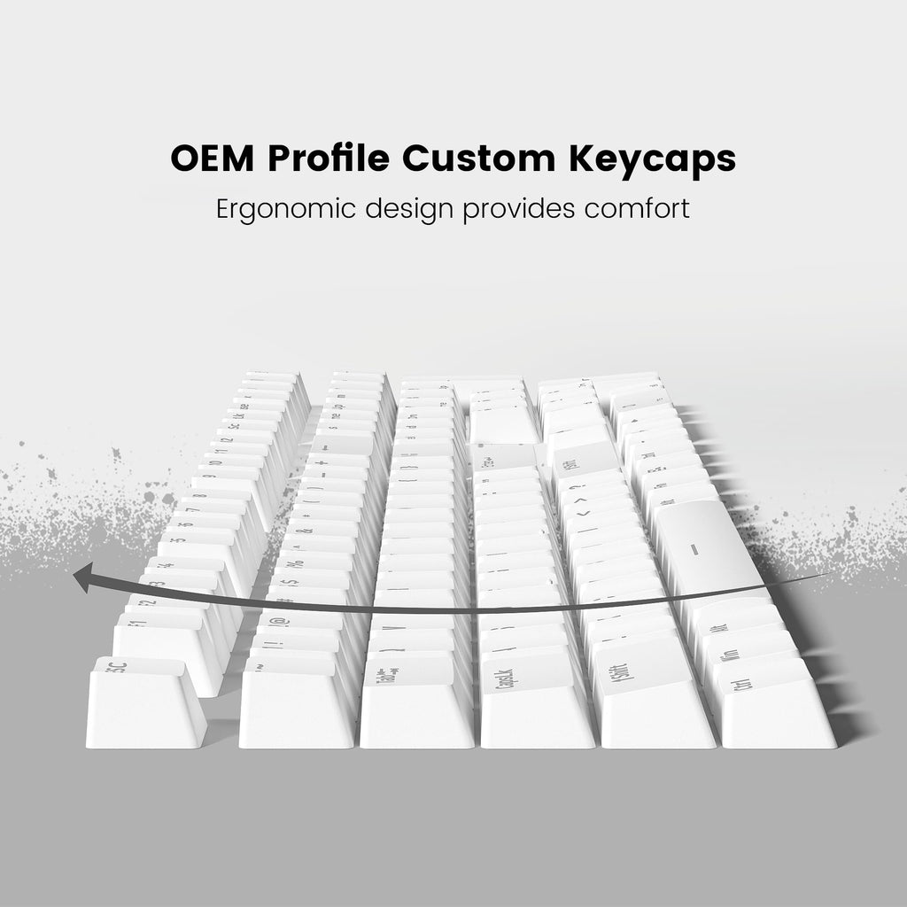 OEM Profile Keycaps – XVX/Womier Keyboard