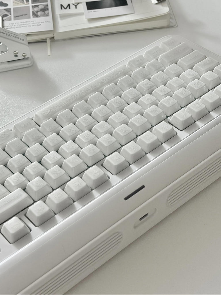 Crazed Ceramic 120-Key Full Set Keycap | XVX Keyboard