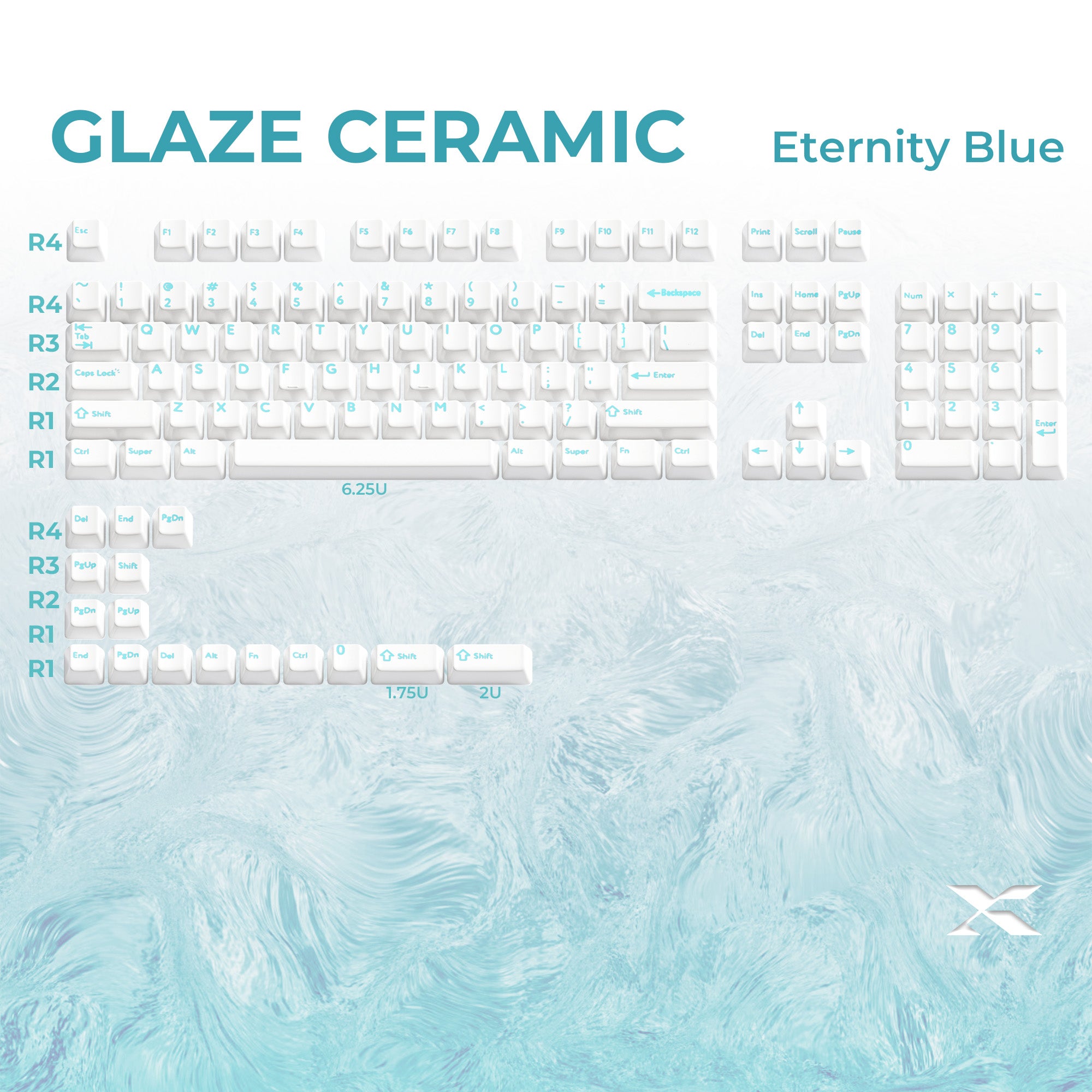Ceramic 120-Key Full Set Keycap | XVX Keyboard