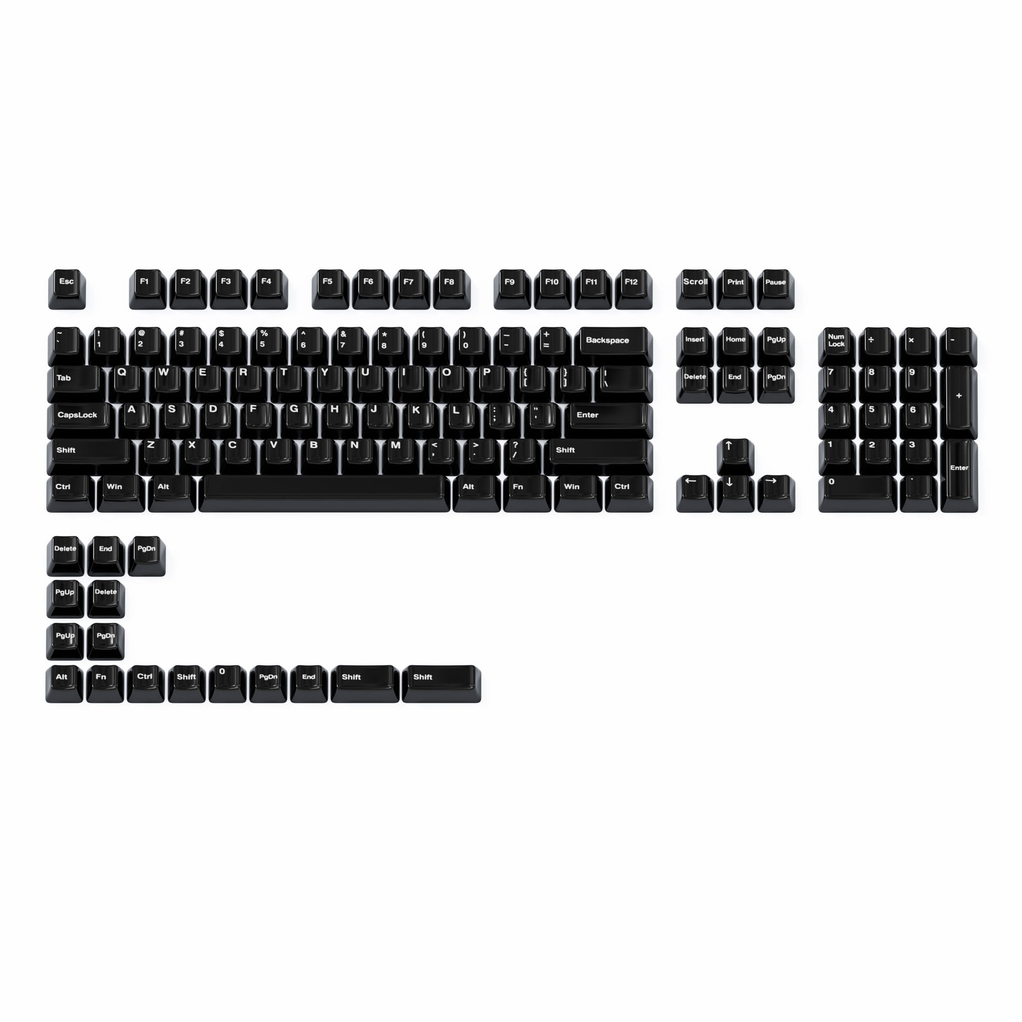 Glaze Ceramic 120-Key Full Keycap Set | XVX Keyboard