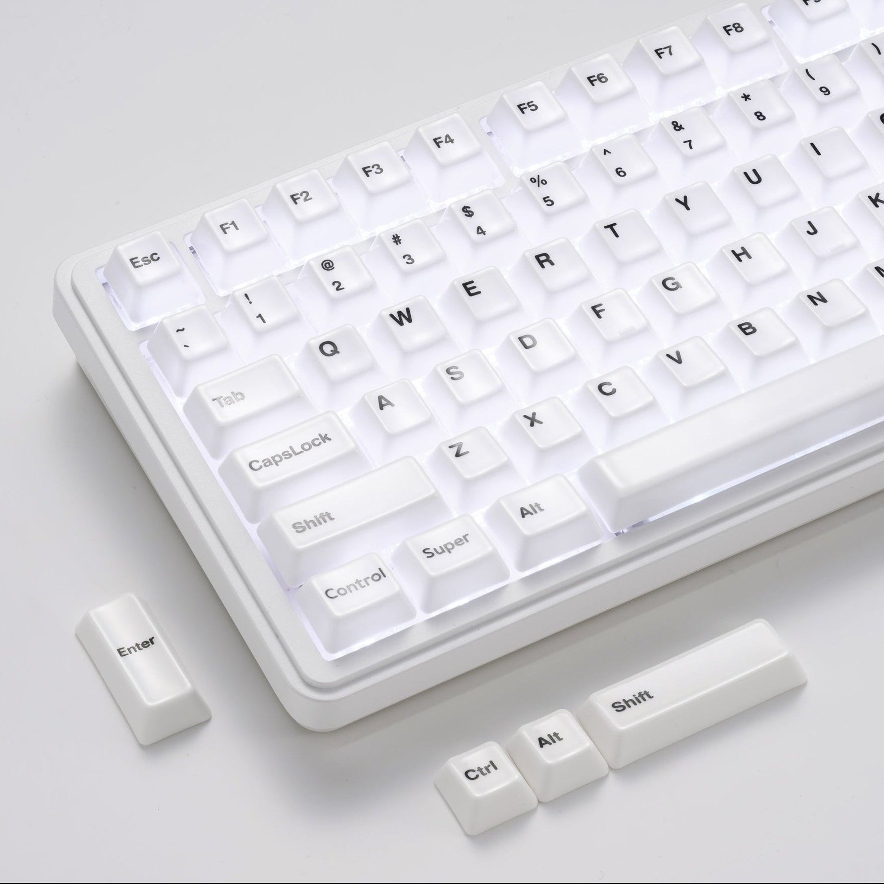 Glaze Ceramic 120-Key Full Keycap Set | XVX Keyboard
