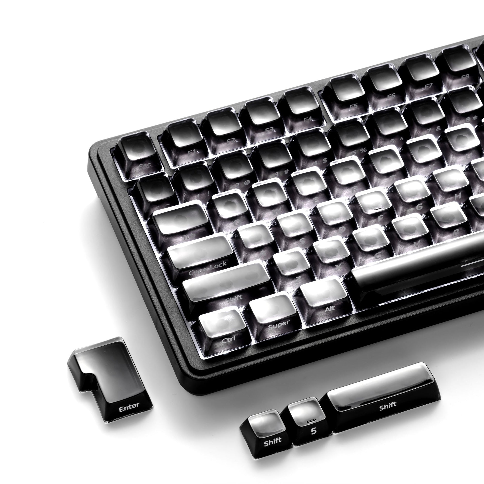 XVX Jelly R2 Side-Printed Translucent MDA Profile Keycap Set