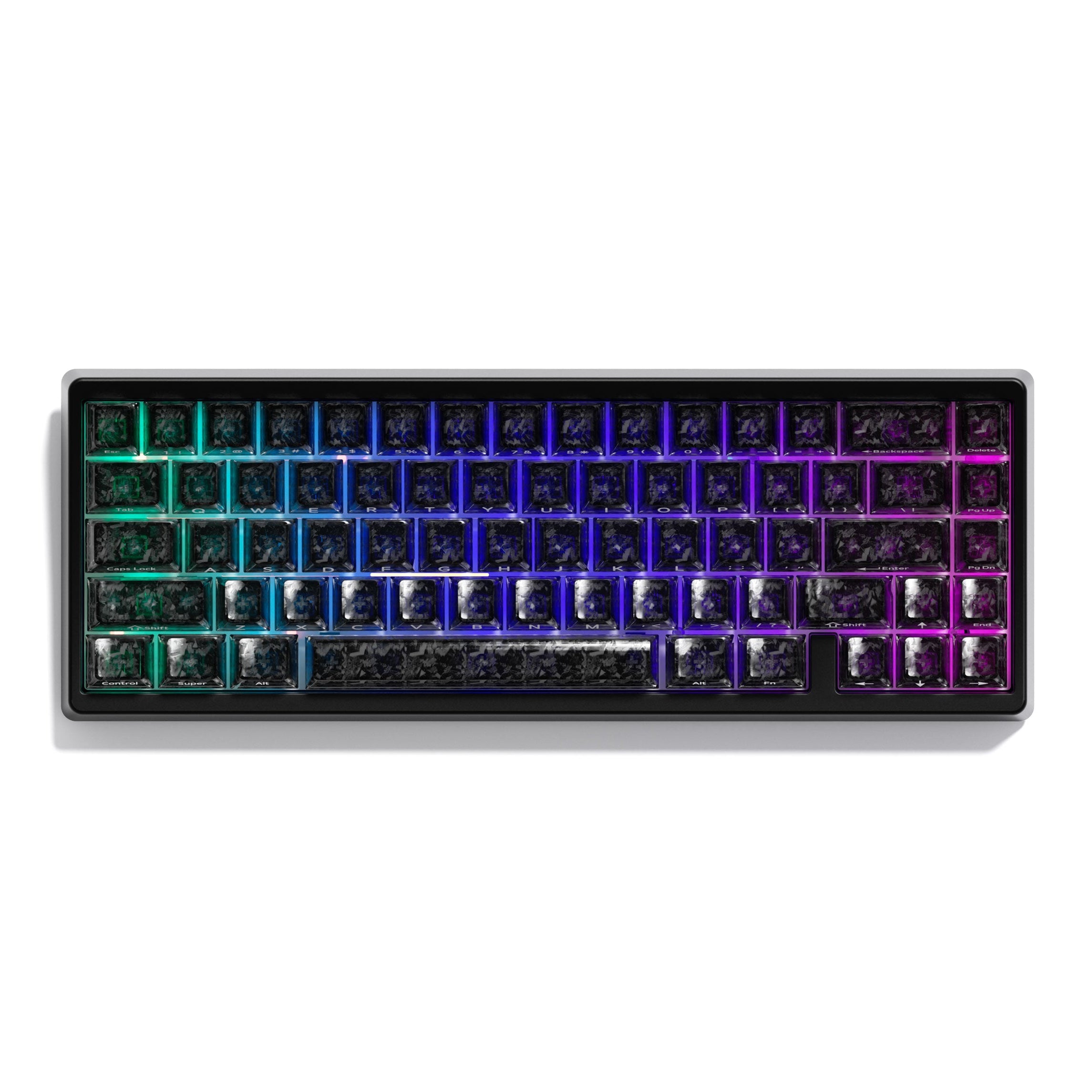 XVX M67 JadeStone Forged Carbon VIA Tri-Mode Mechanical Keyboard XVX Keyboard Channel