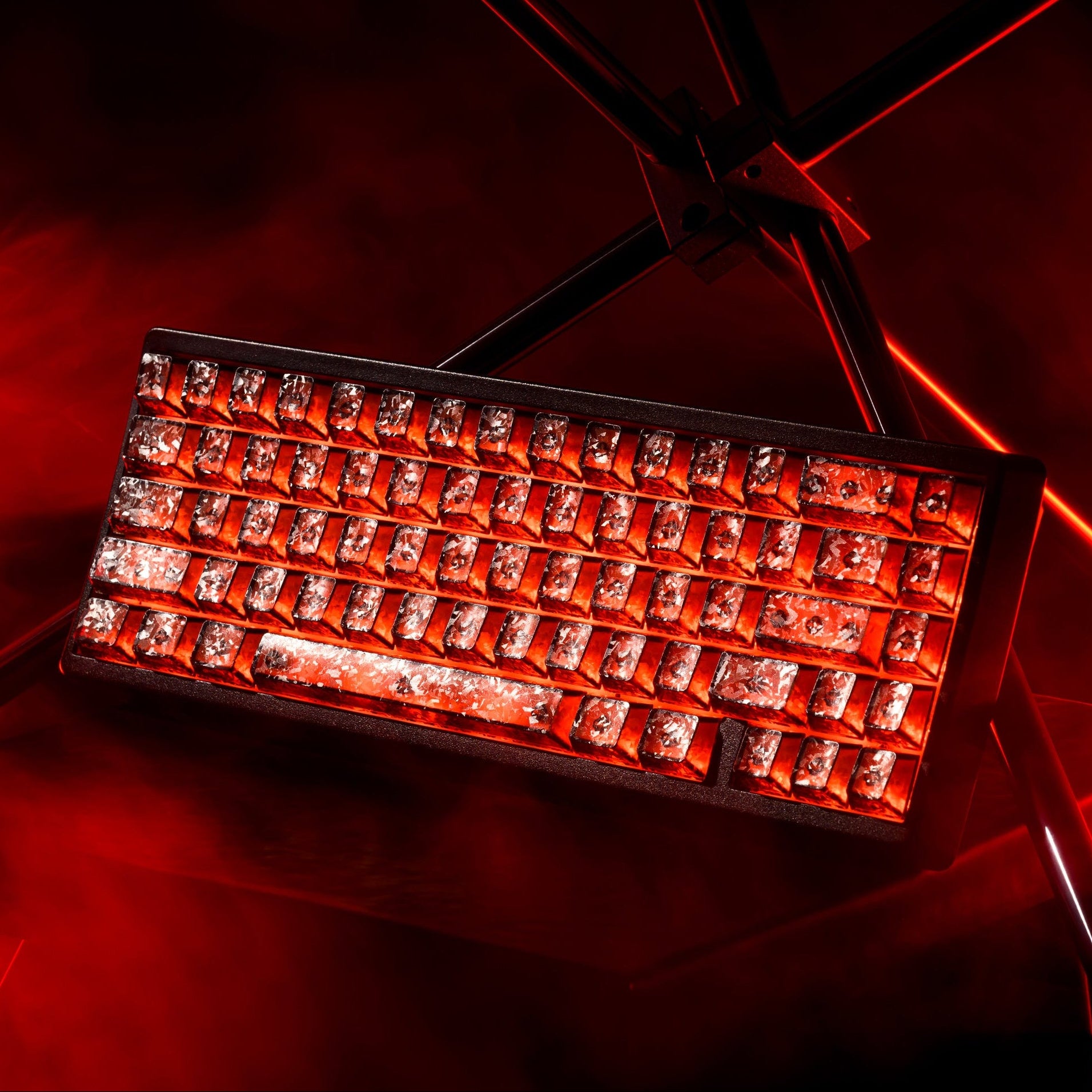 XVX M67 JadeStone Forged Carbon VIA Tri-Mode Mechanical Keyboard XVX Keyboard