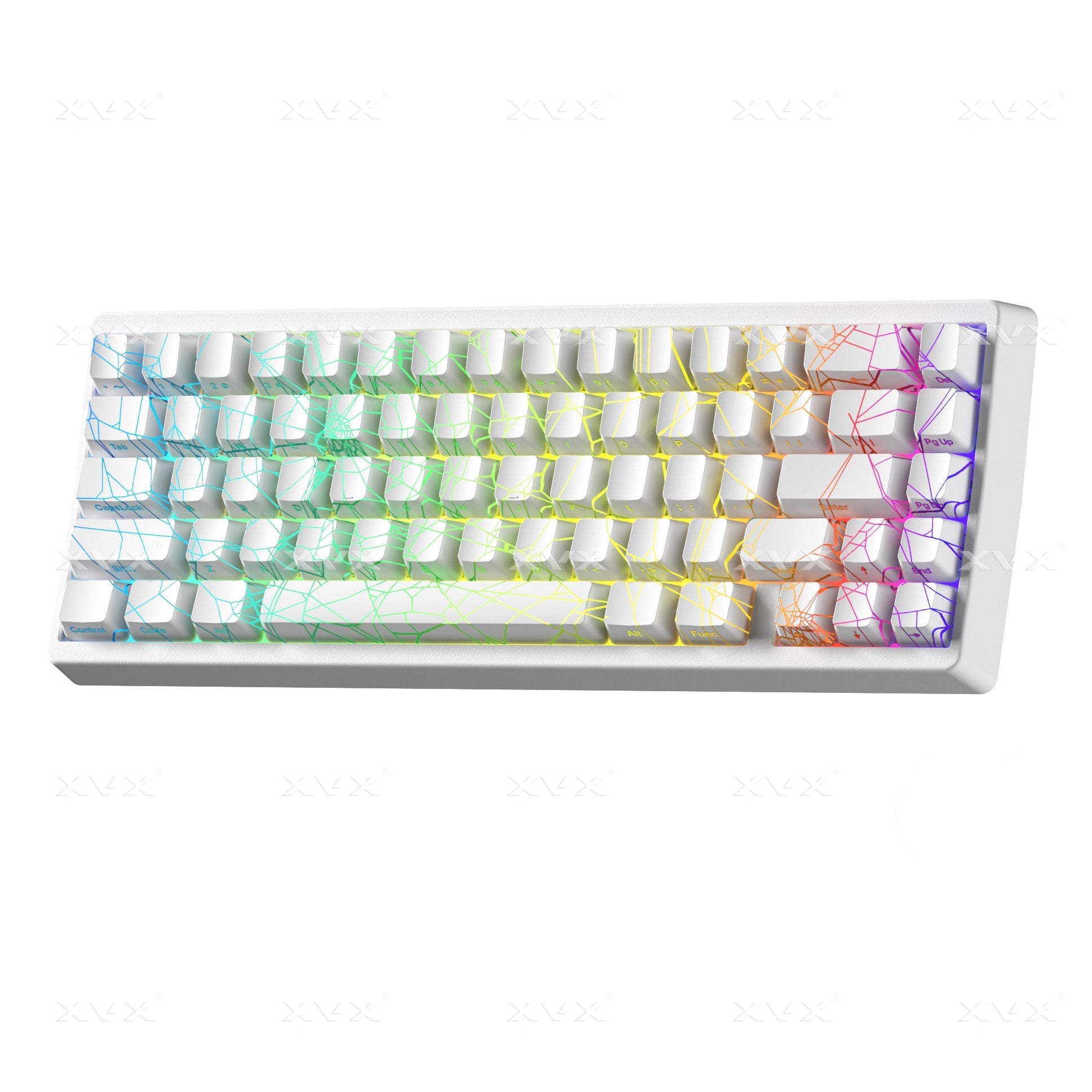XVX M67 JadeStone Spider Web Tri-Mode RGB Mechanical Keyboard